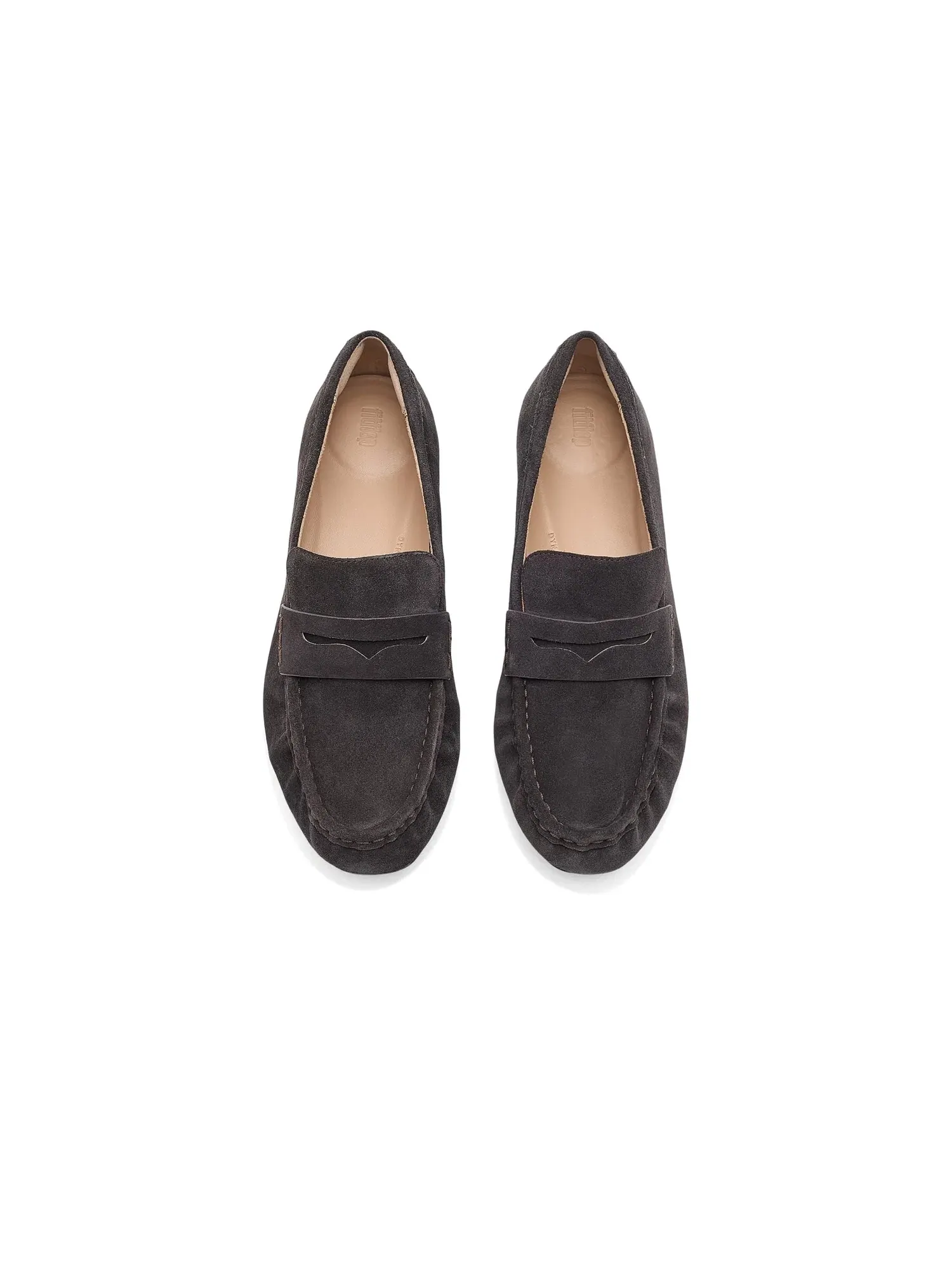 Замшевые лоферы Delicato Fitflop — изображение 2 из 4, коричневый