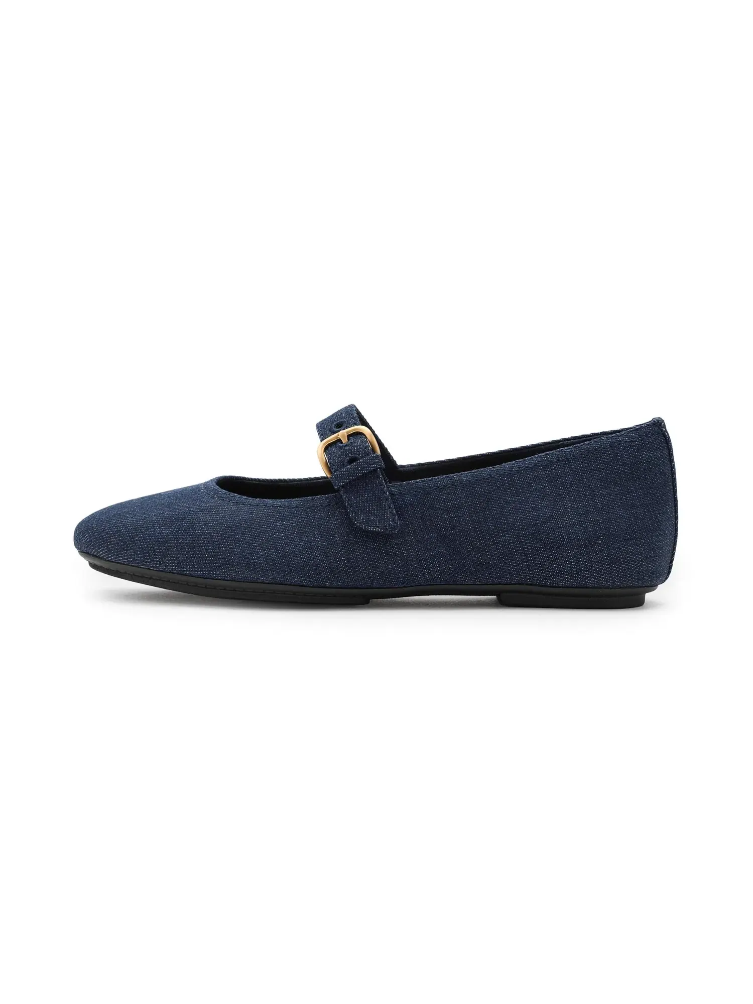 Балетки Delicato Denim Mary Janes Fitflop — изображение 4 из 4, темный джинсовый синий