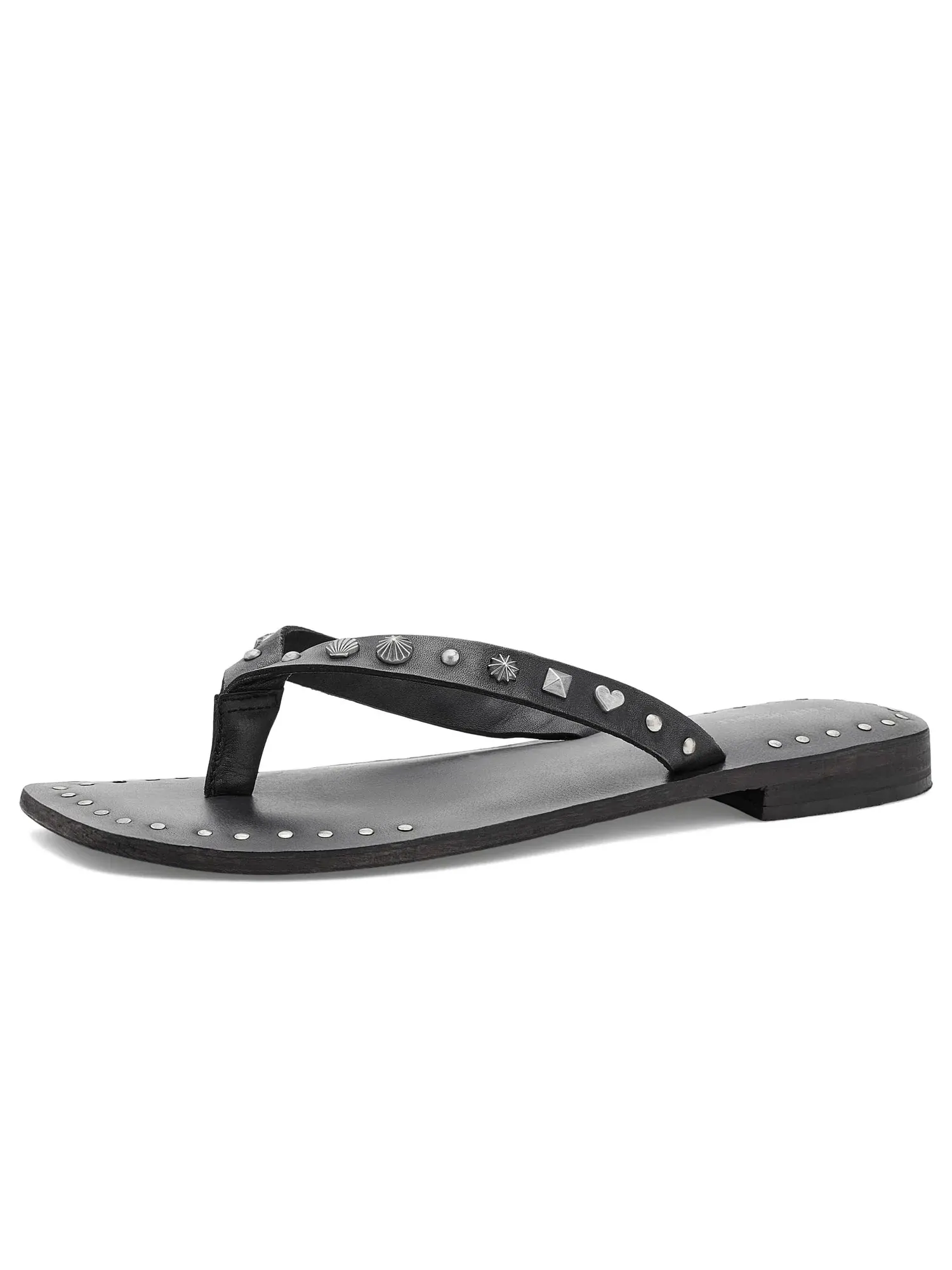 Шлепанцы Tide Flip-Flops Free People — изображение 1 из 4, черный