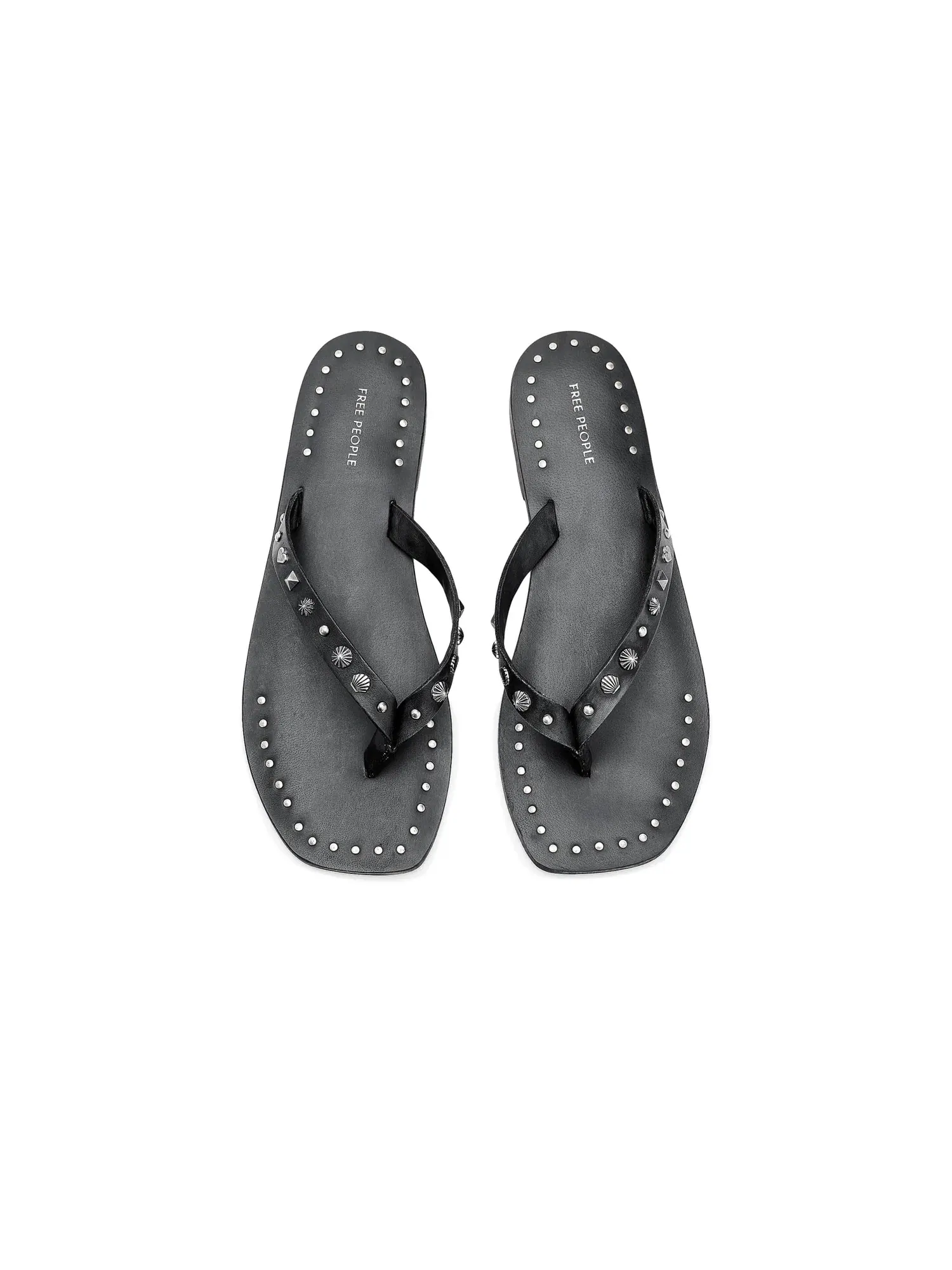 Шлепанцы Tide Flip-Flops Free People — изображение 2 из 4, черный