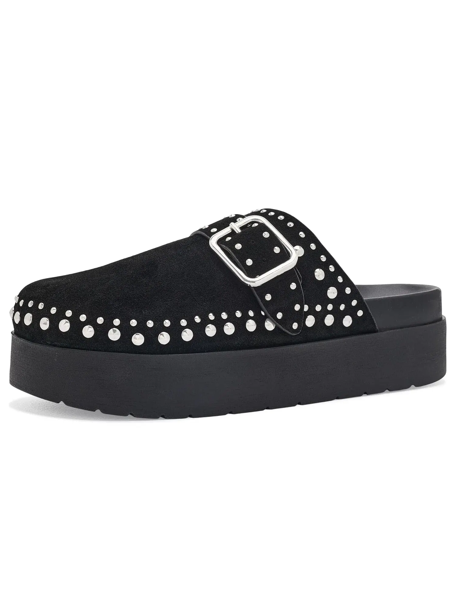Тапочки-мюли Cayatana Studded Mules Free People — изображение 1 из 4, черный