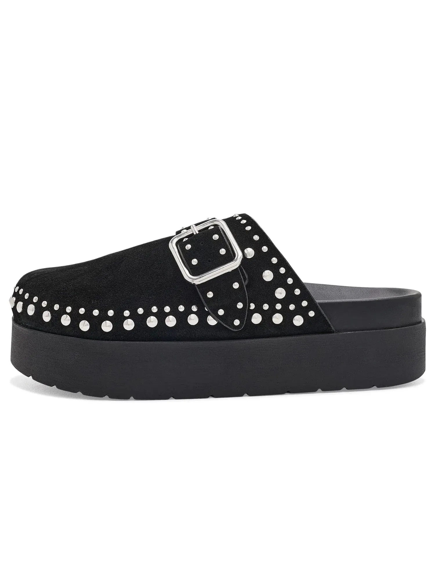 Тапочки-мюли Cayatana Studded Mules Free People — изображение 4 из 4, черный