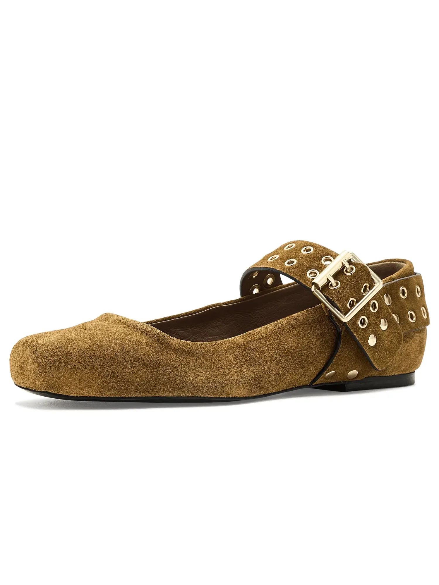 Балетки Maggie Mary Jane Flats Free People — изображение 1 из 4, коричневый