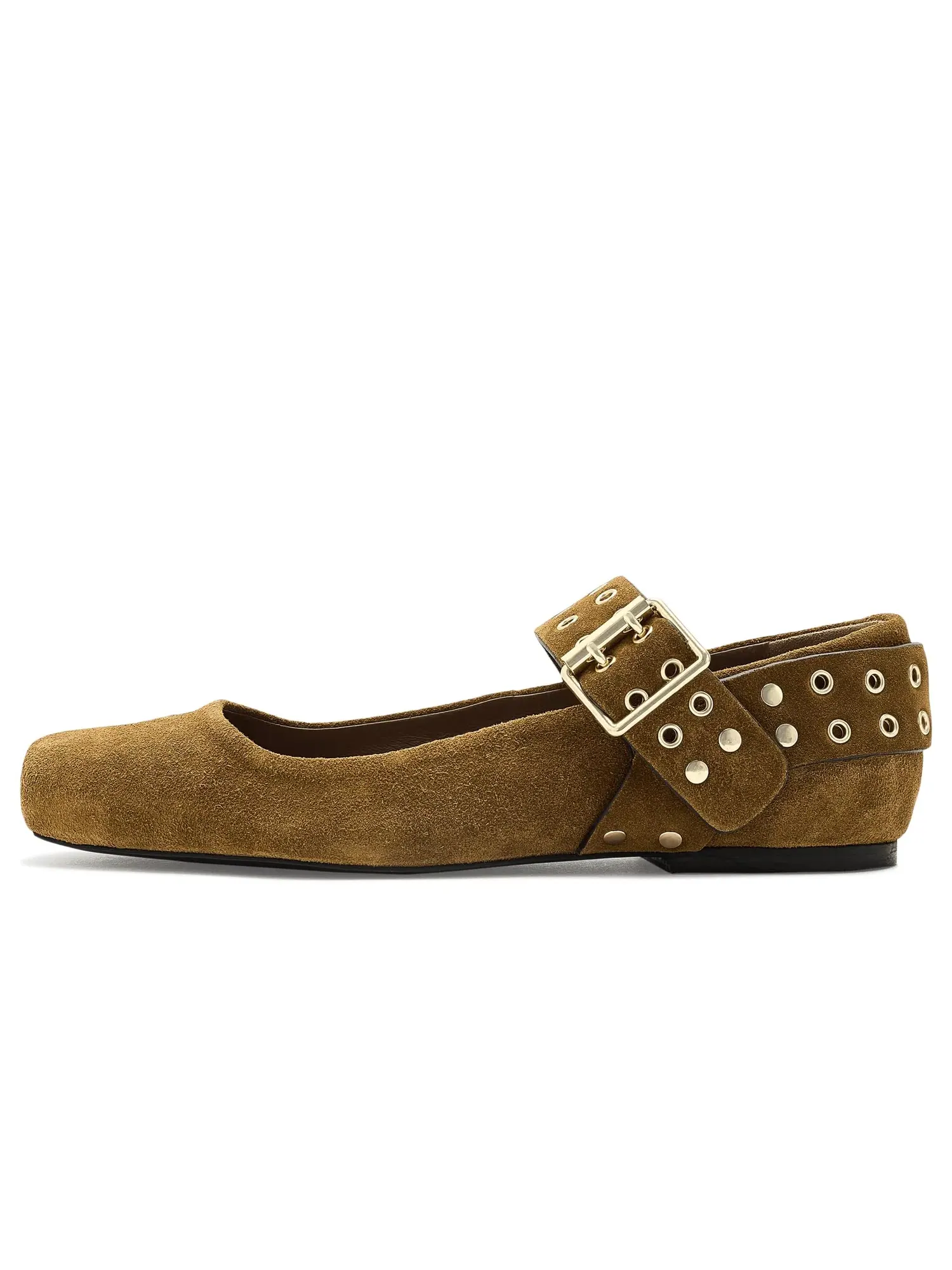 Балетки Maggie Mary Jane Flats Free People — изображение 4 из 4, коричневый
