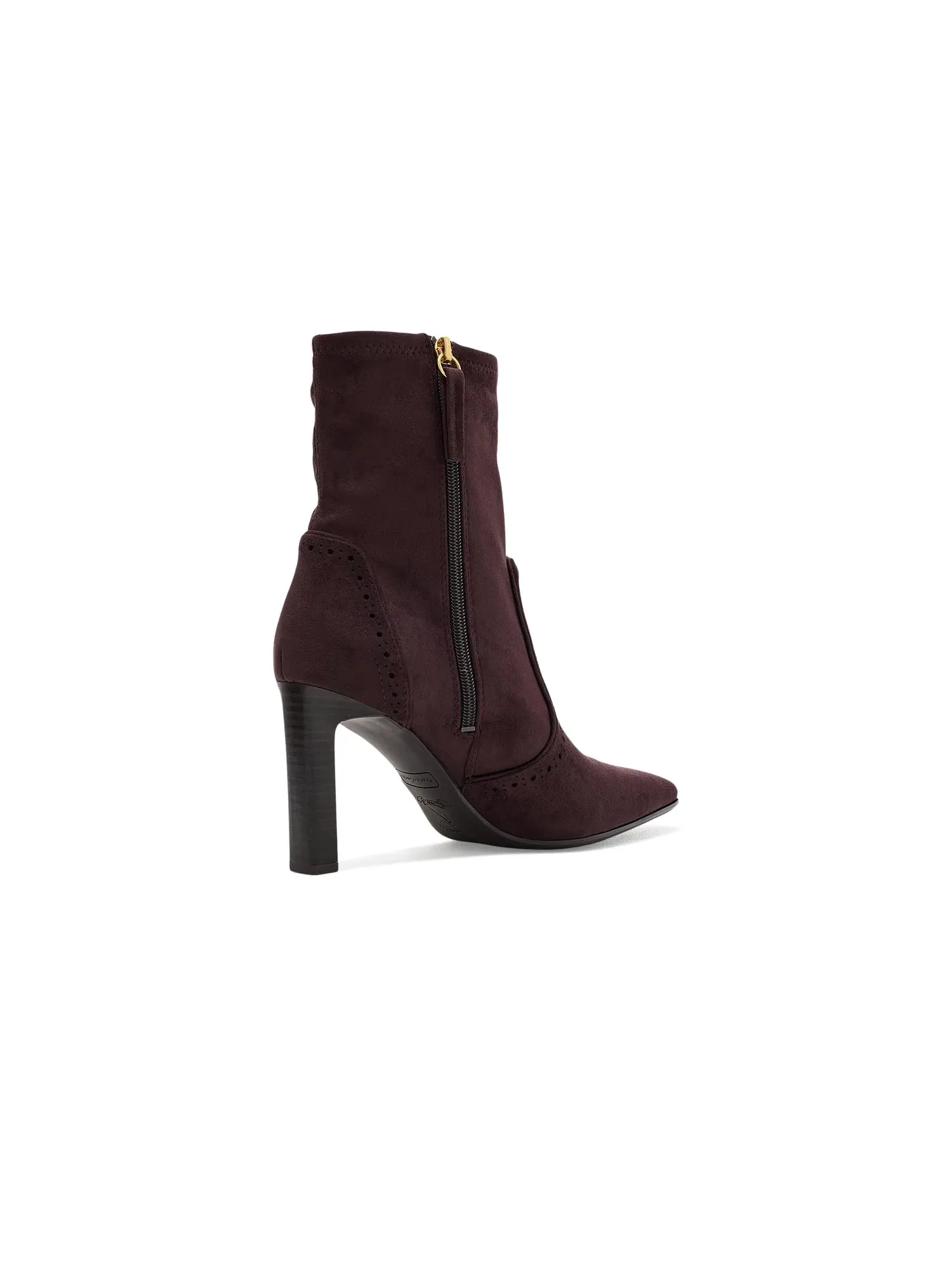 Короткие ботинки Delani Zip Franco Sarto — изображение 3 из 4, темно-коричневый
