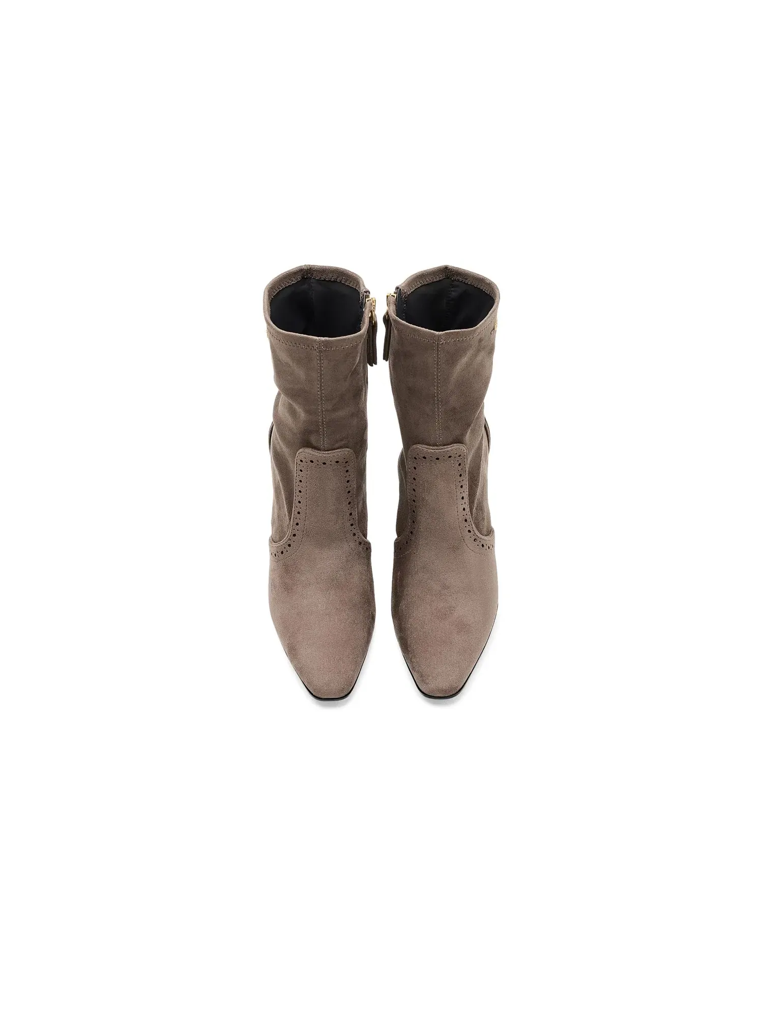 Короткие ботинки Delani Zip Franco Sarto — изображение 2 из 4, серый