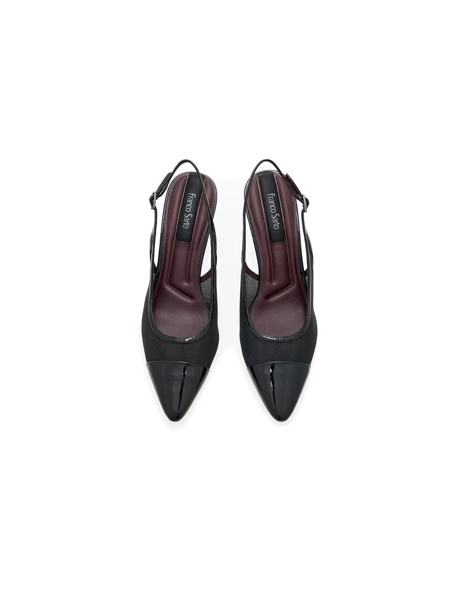 Туфли-слингбэки Jurina Slingback Shoes Franco Sarto — изображение 2 из 4, черный