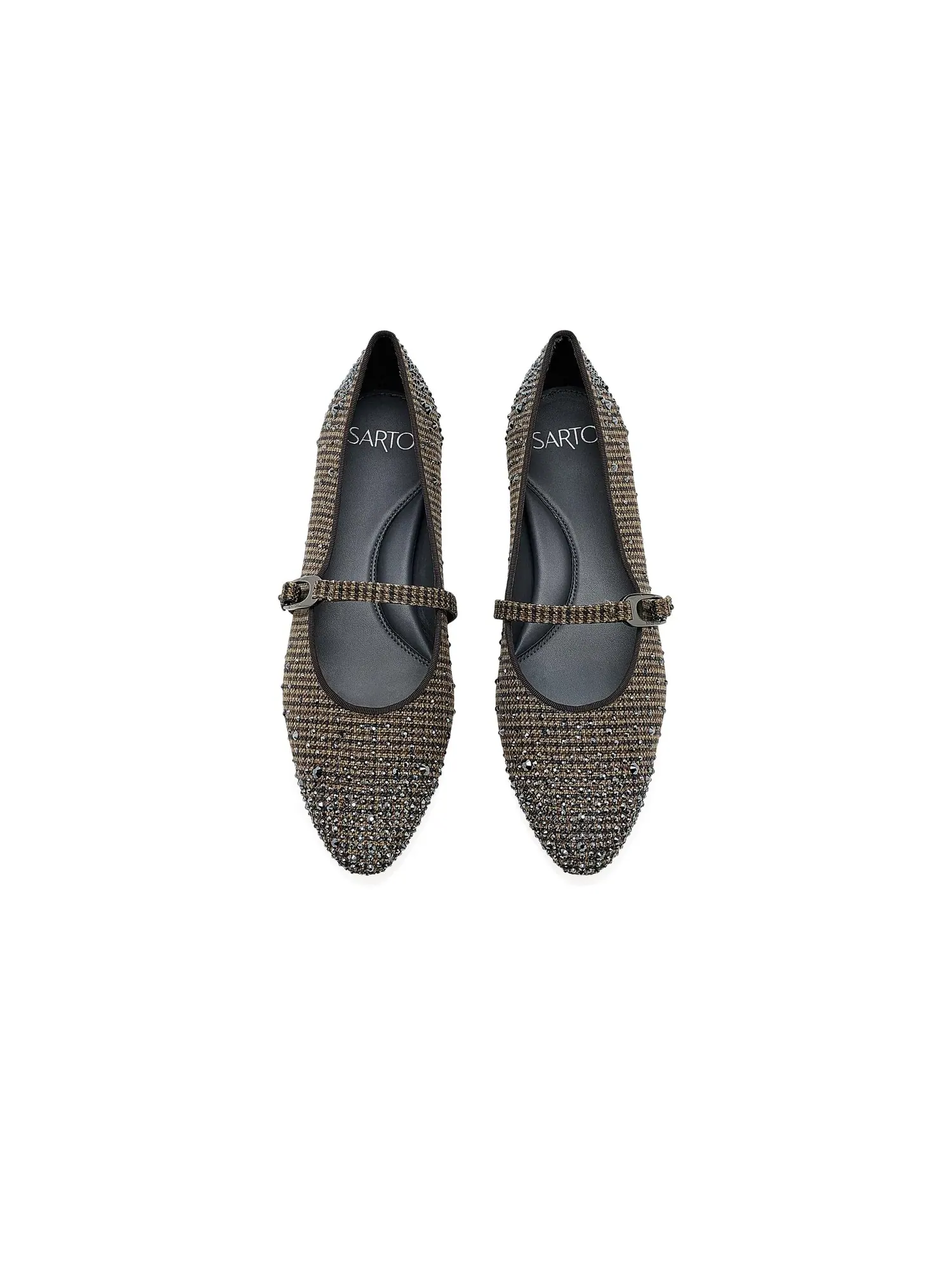 Балетки Rubina Mary Jane Shoes Franco Sarto — изображение 2 из 4, коричневый