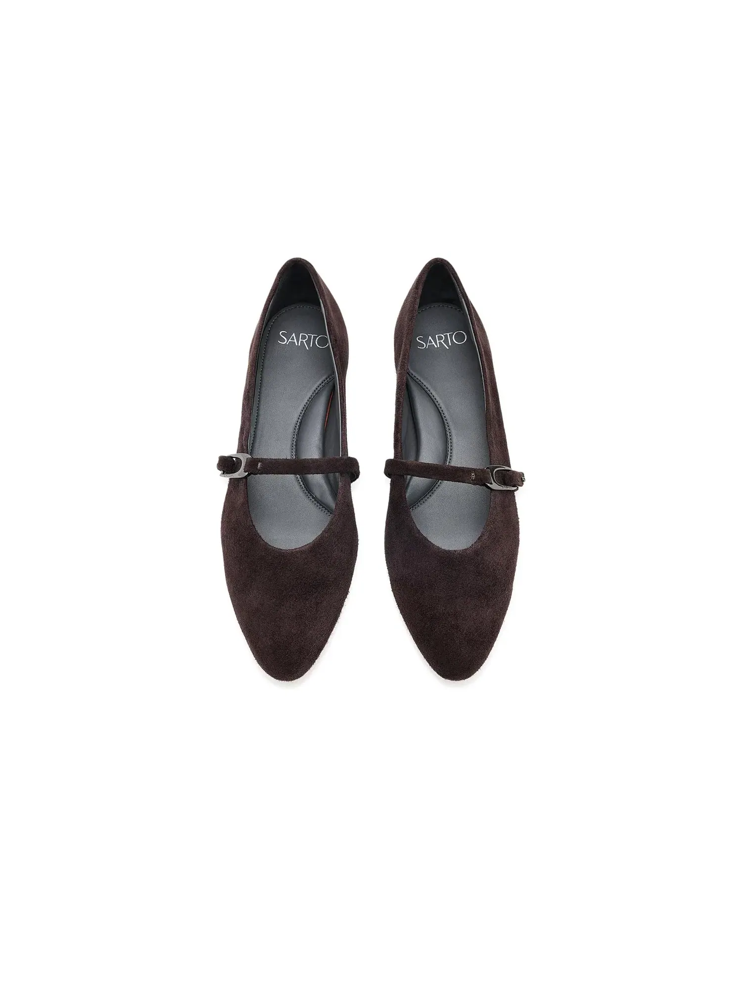 Балетки Rubina Mary Jane Shoes Franco Sarto — изображение 2 из 4, коричневый