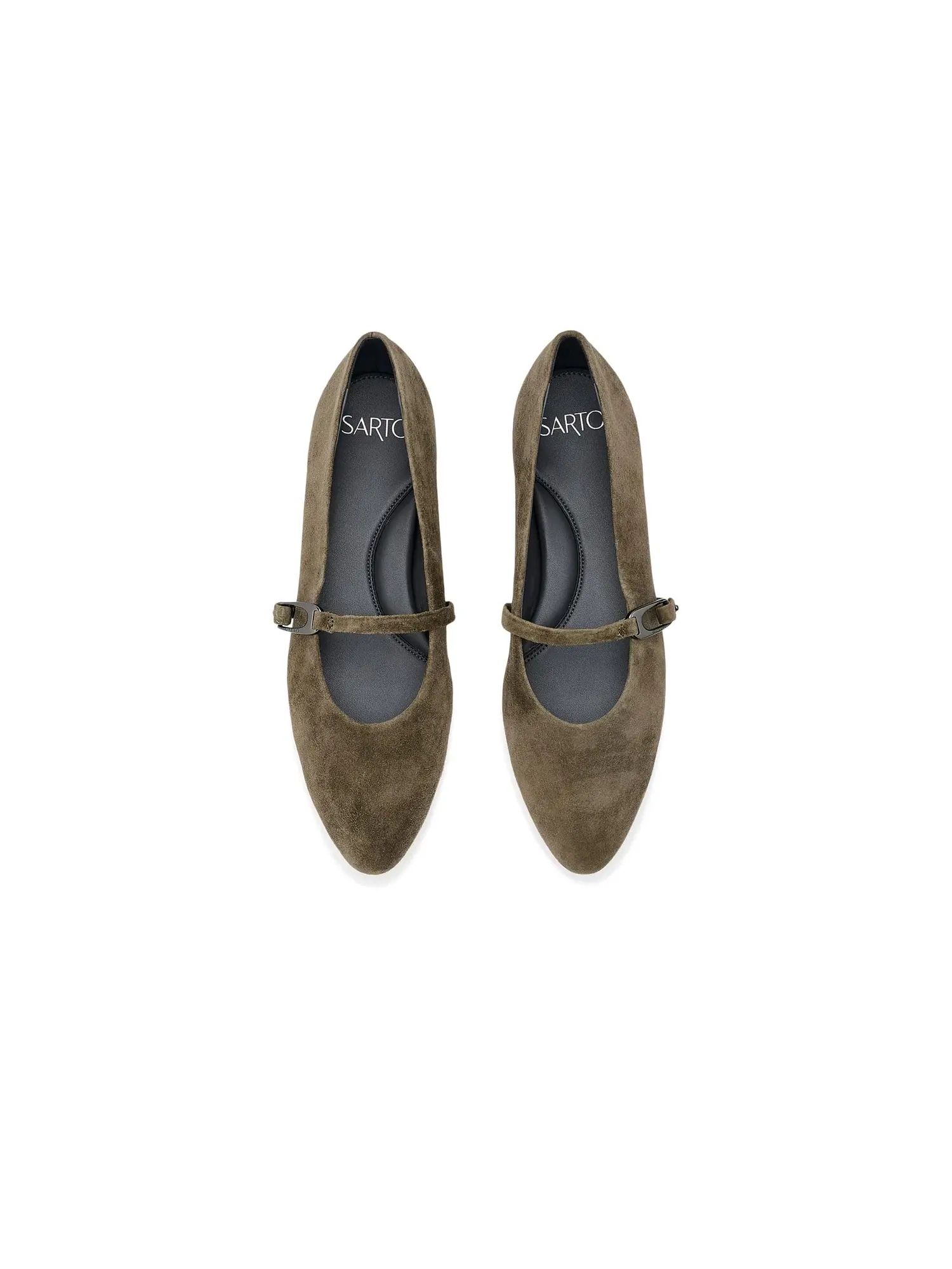 Балетки Rubina Mary Jane Shoes Franco Sarto — изображение 2 из 4, зеленый