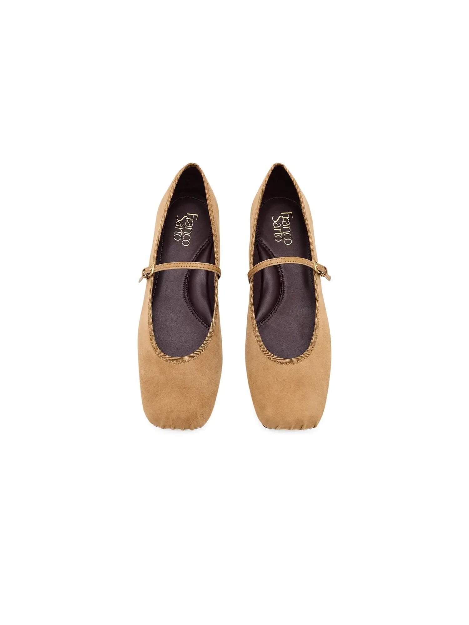Балетки Oriel Mary Jane Shoes Franco Sarto — изображение 2 из 4, коричневый