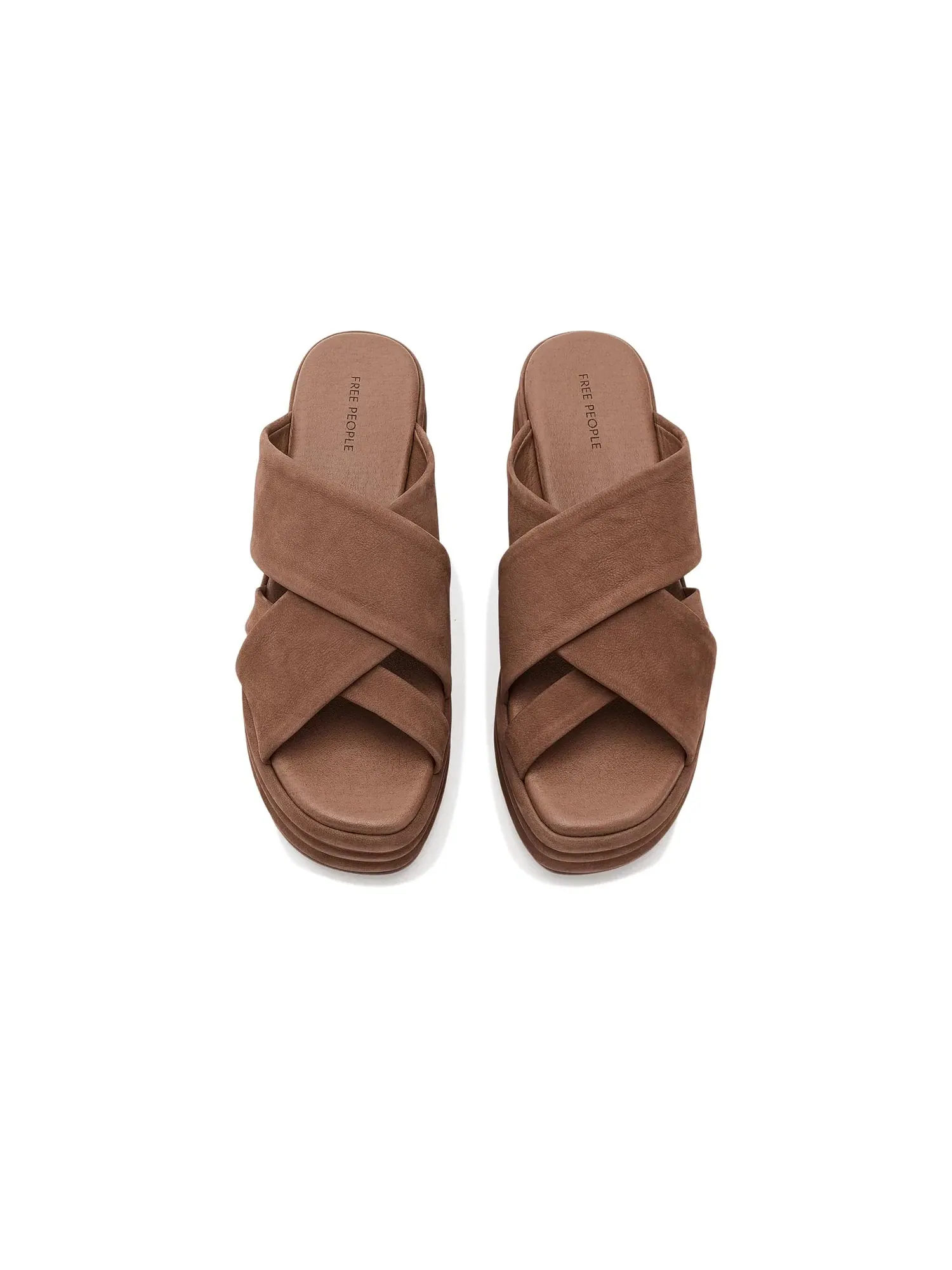 Сандалии на платформе Wanderbay Free People — изображение 2 из 4, бежевый