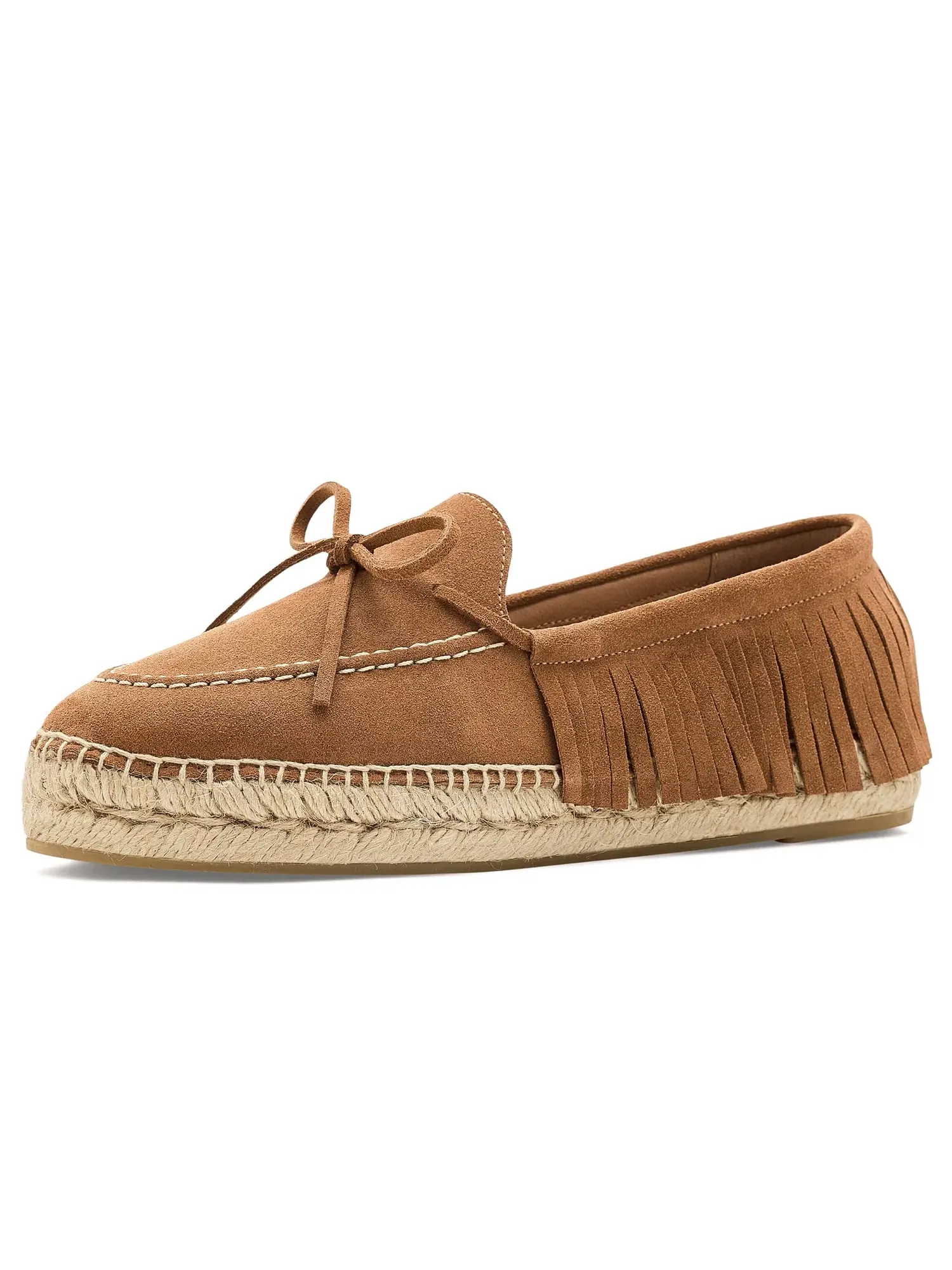 Лоферы Faraway Fringe Espadrille Free People — изображение 1 из 4, бежевый