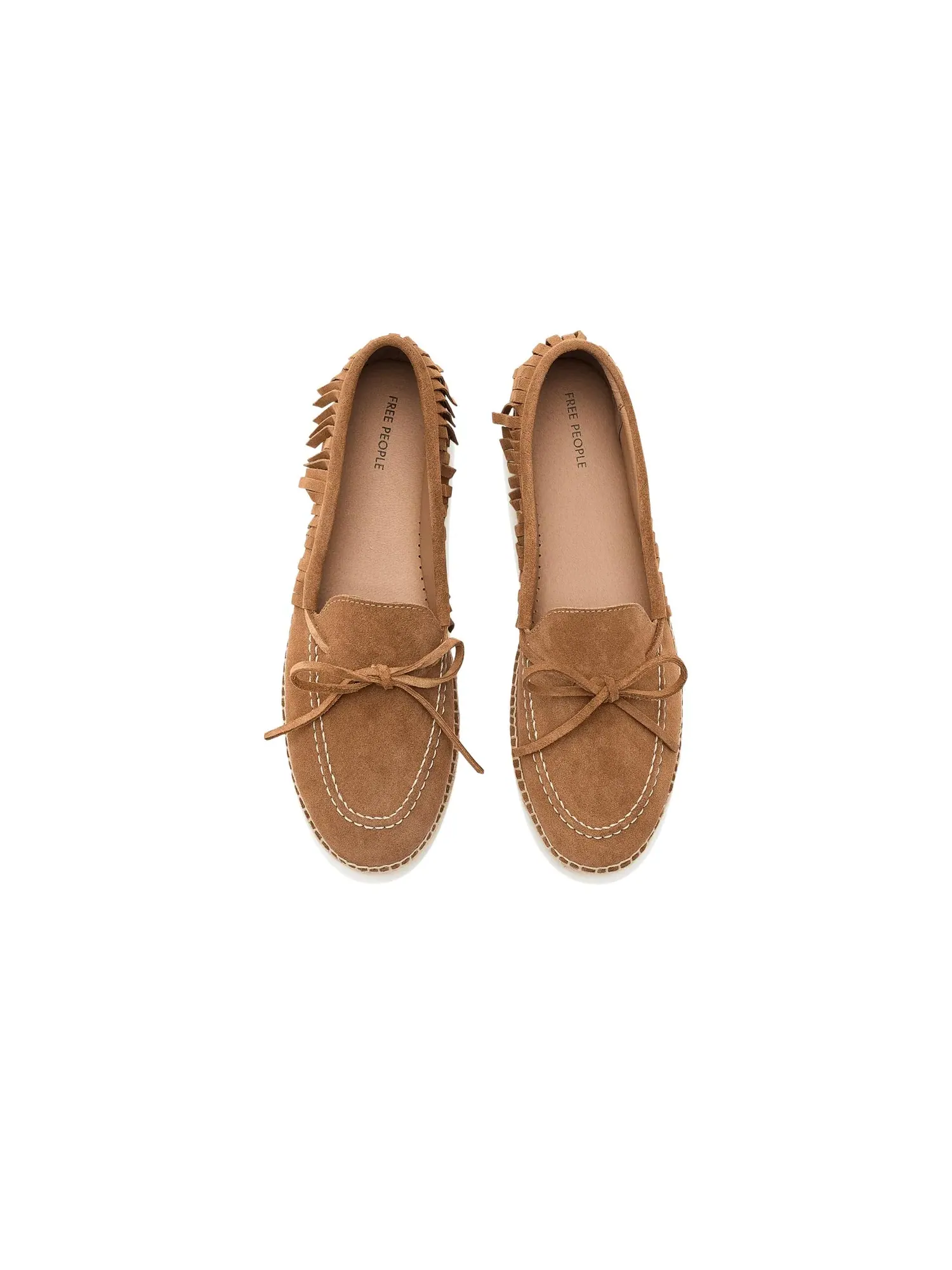 Лоферы Faraway Fringe Espadrille Free People — изображение 2 из 4, бежевый