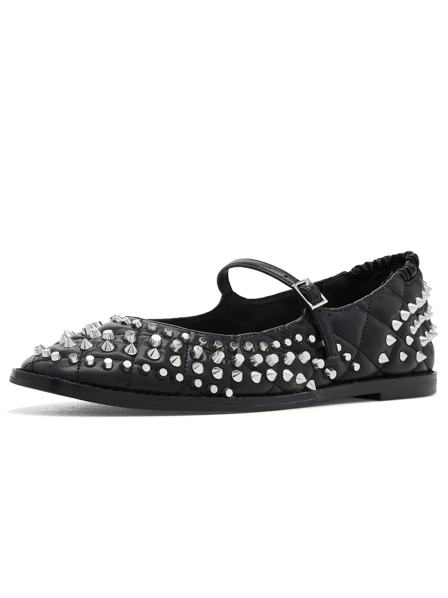 Балетки Mirrorball Studded Mary Jane Free People — изображение 1 из 4, черный