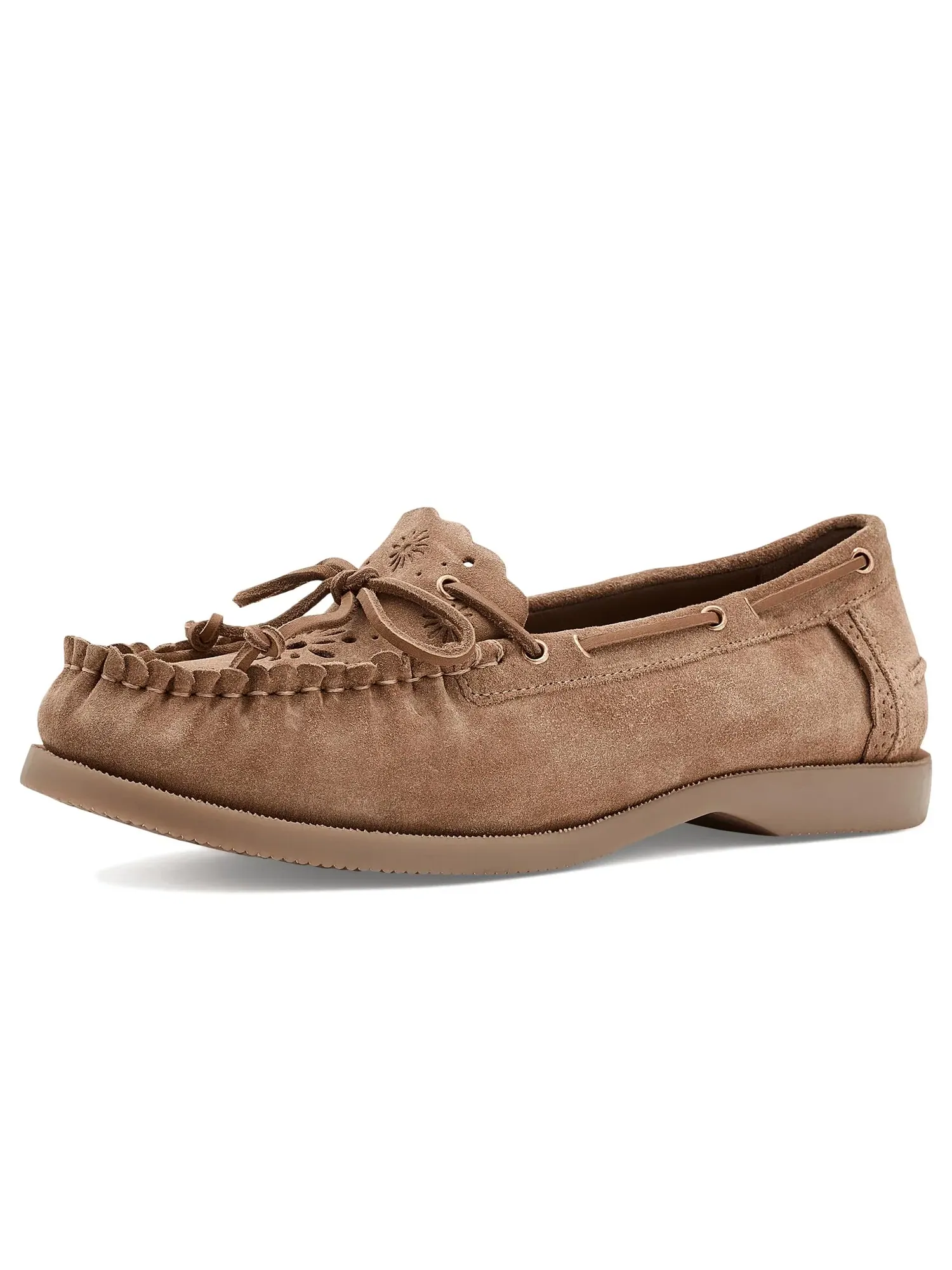 Лодочные туфли с вырезами Lagoon Cutout Boat Shoes Free People — изображение 1 из 4, бежевый