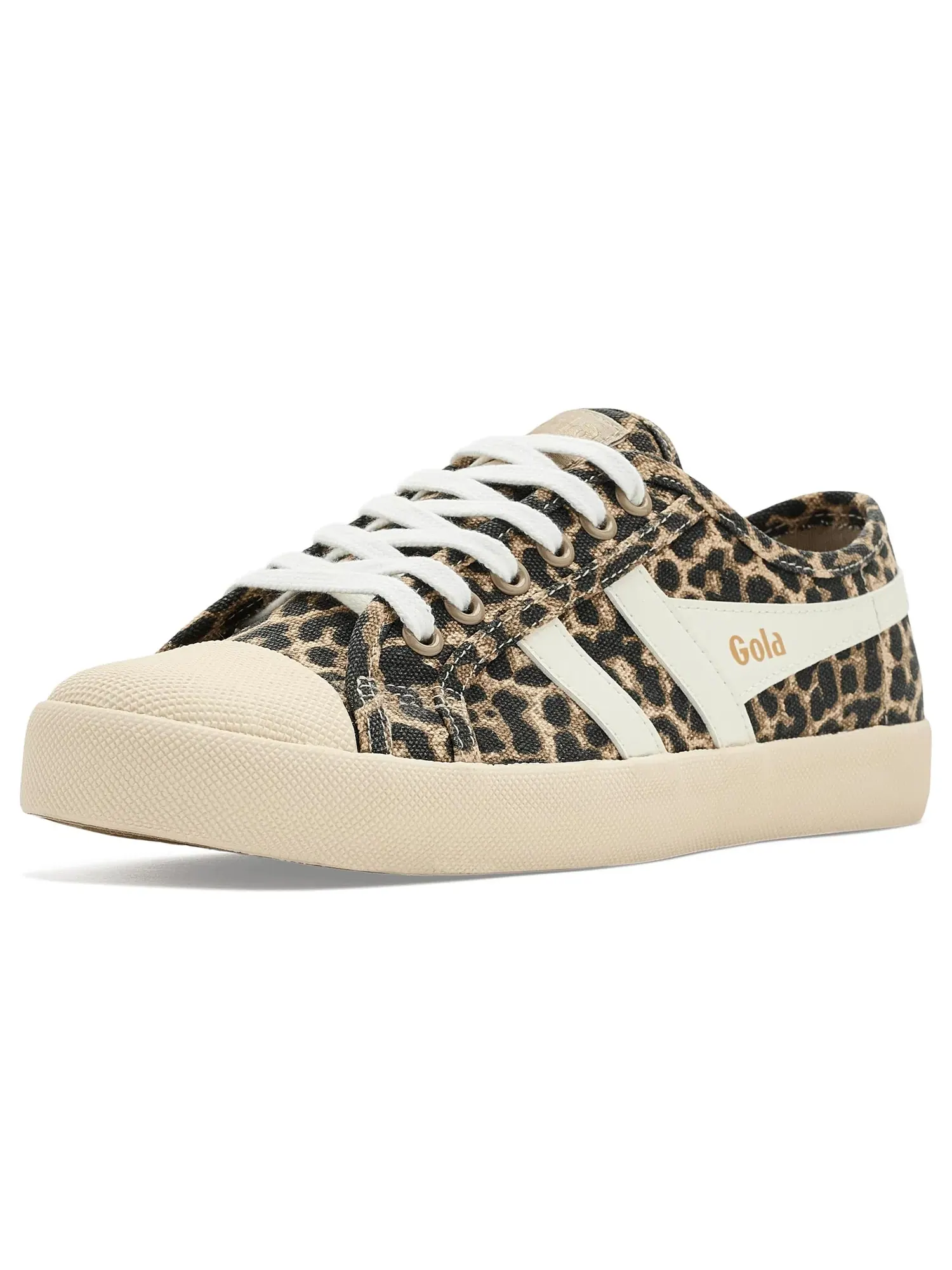 Кроссовки Coaster Leopard Gola — изображение 1 из 4, бежевый/белый
