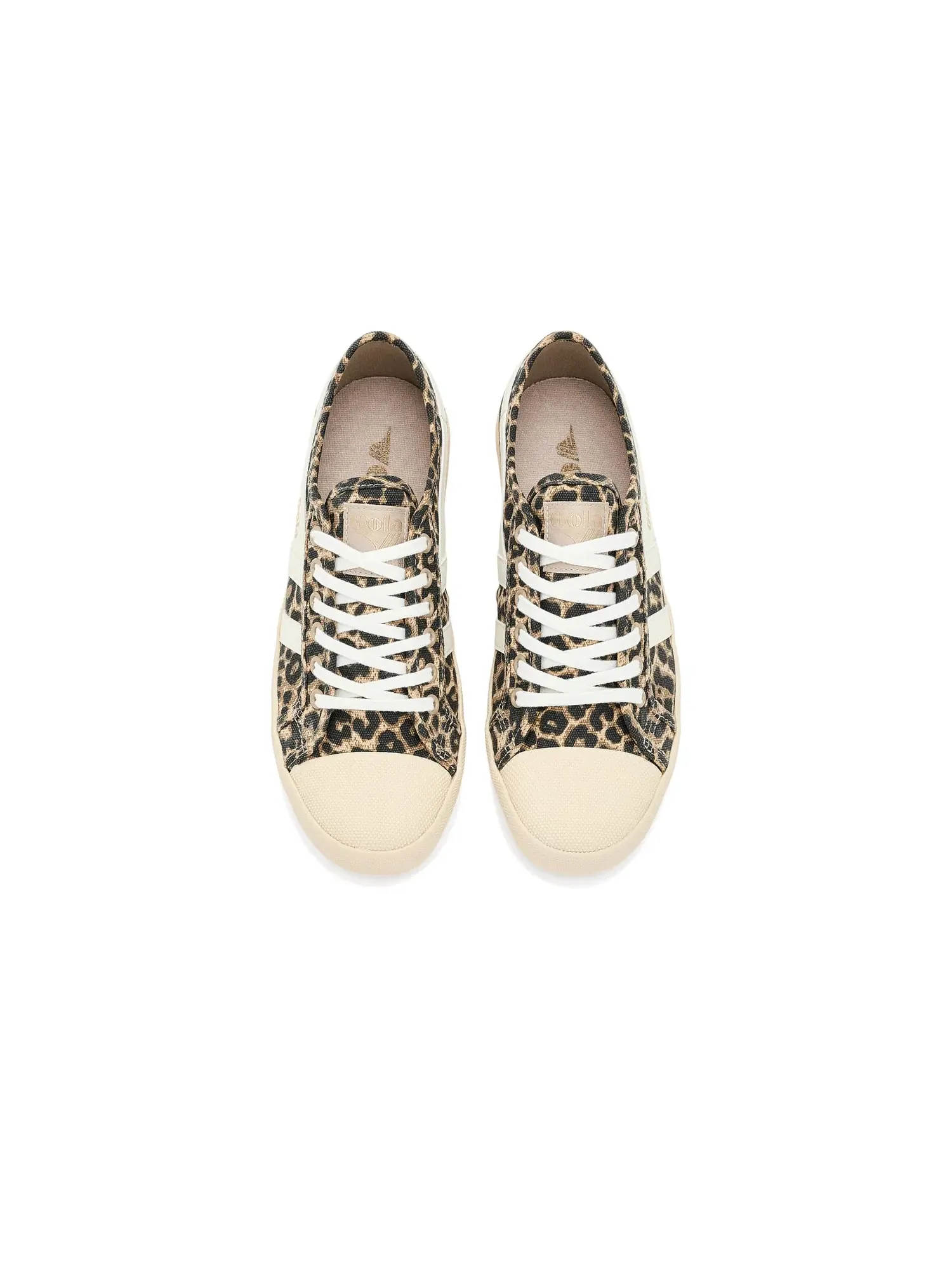 Кроссовки Coaster Leopard Gola — изображение 2 из 4, бежевый/белый