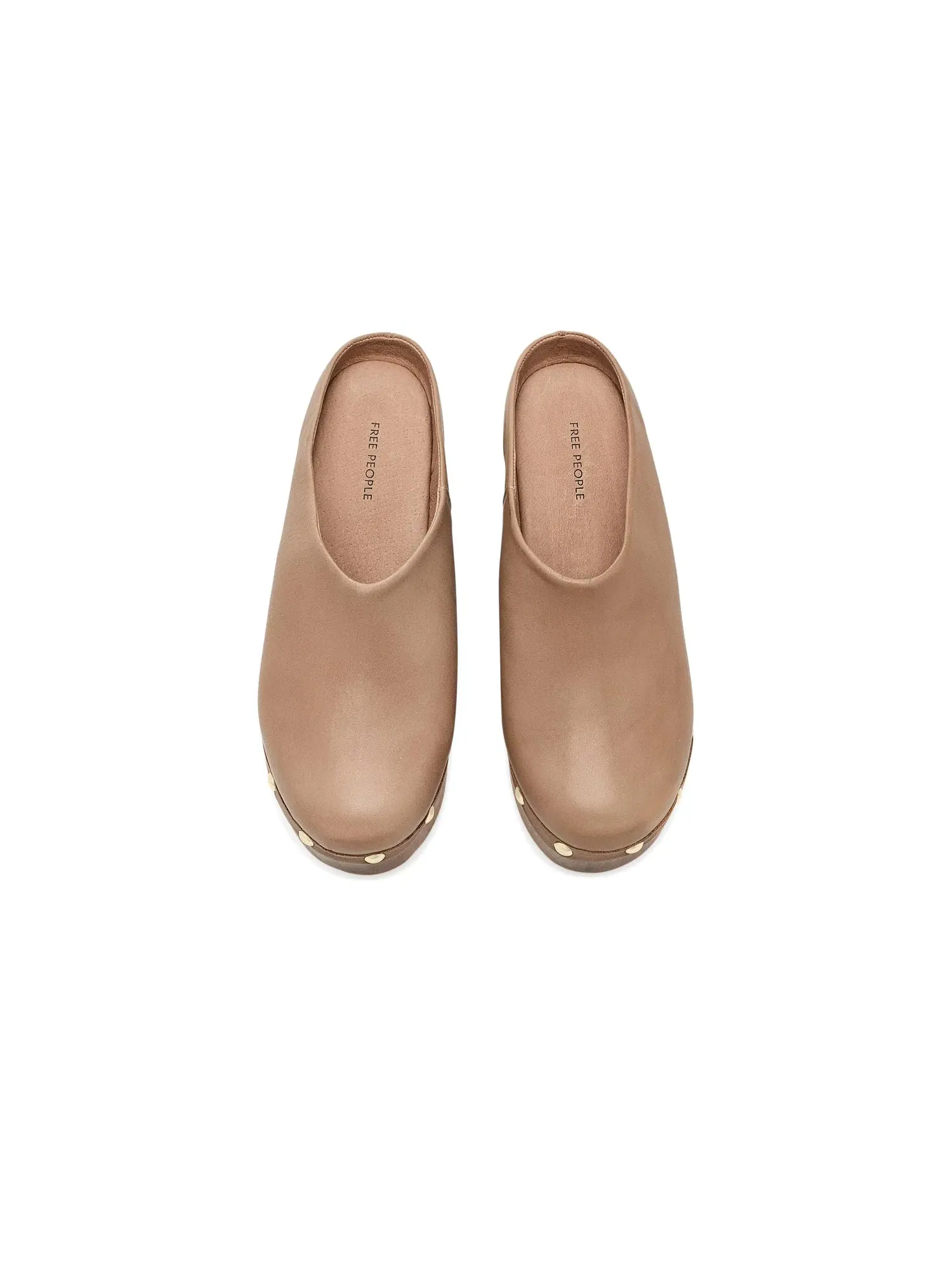 Клоги Calli Clogs Free People — изображение 2 из 4, бежевый