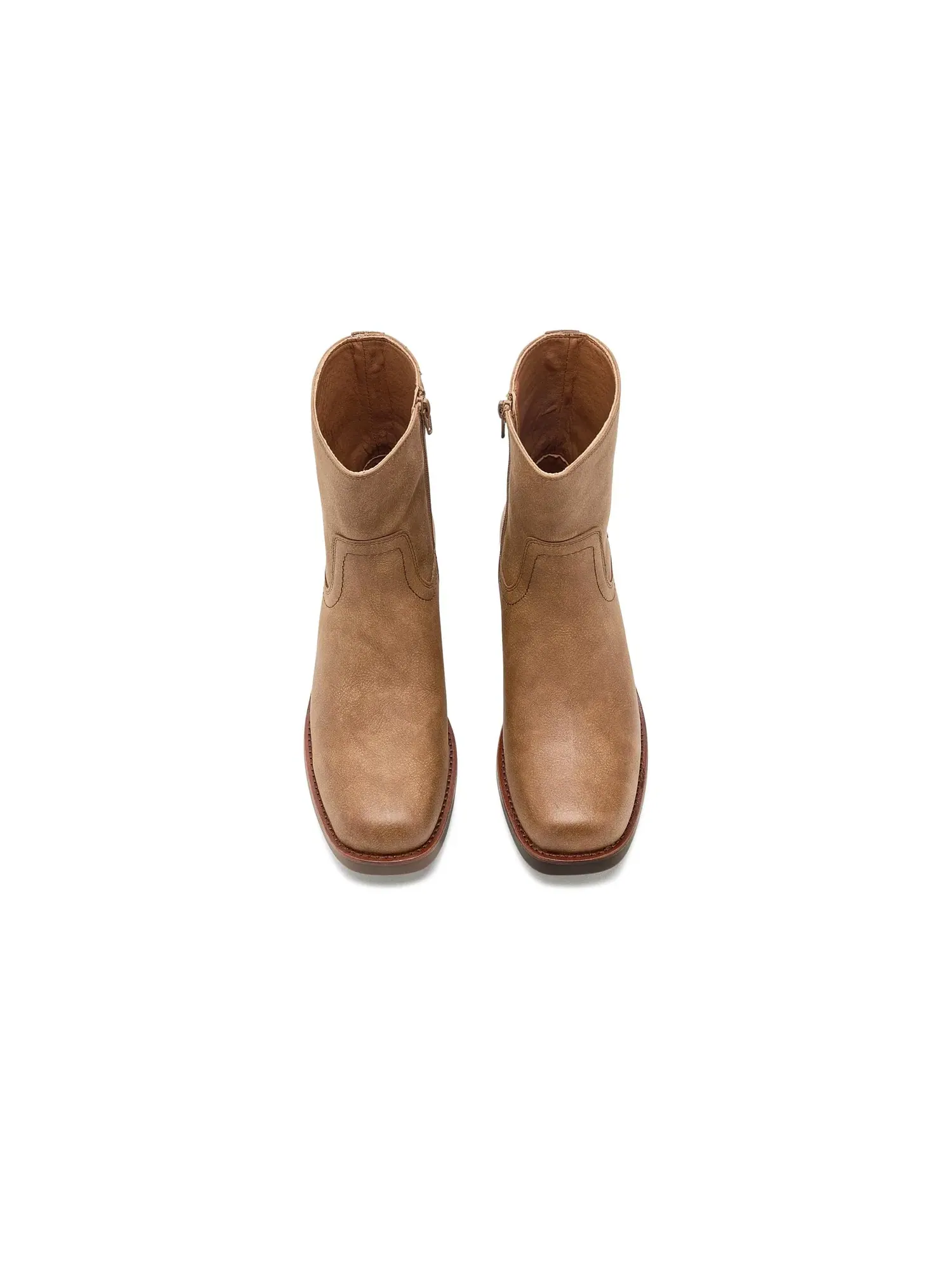 Ботинки Miranda Low Zip Frye And Co. — изображение 2 из 4, коричневый