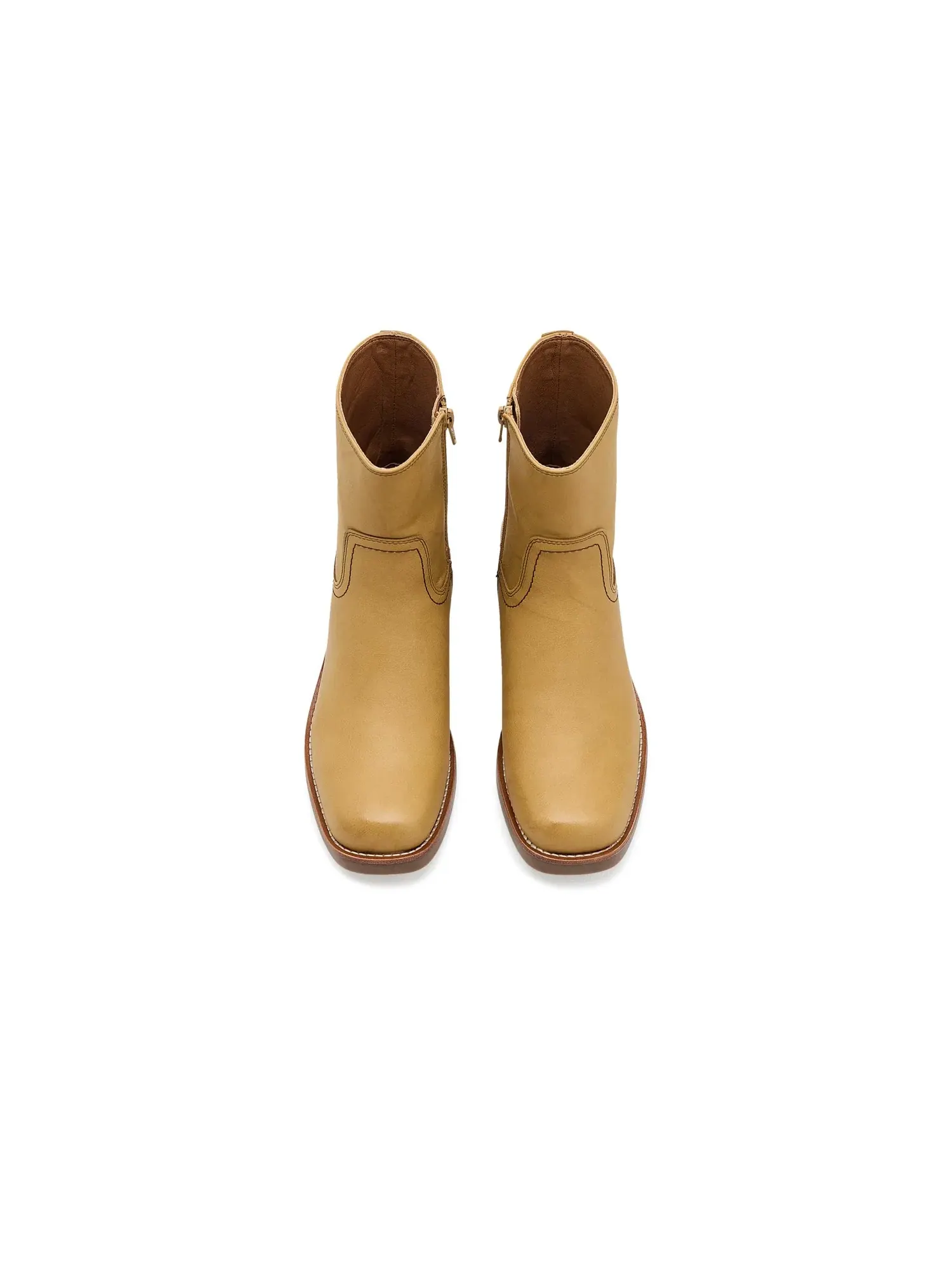 Ботинки Miranda Low Zip Frye And Co. — изображение 2 из 4, желтый