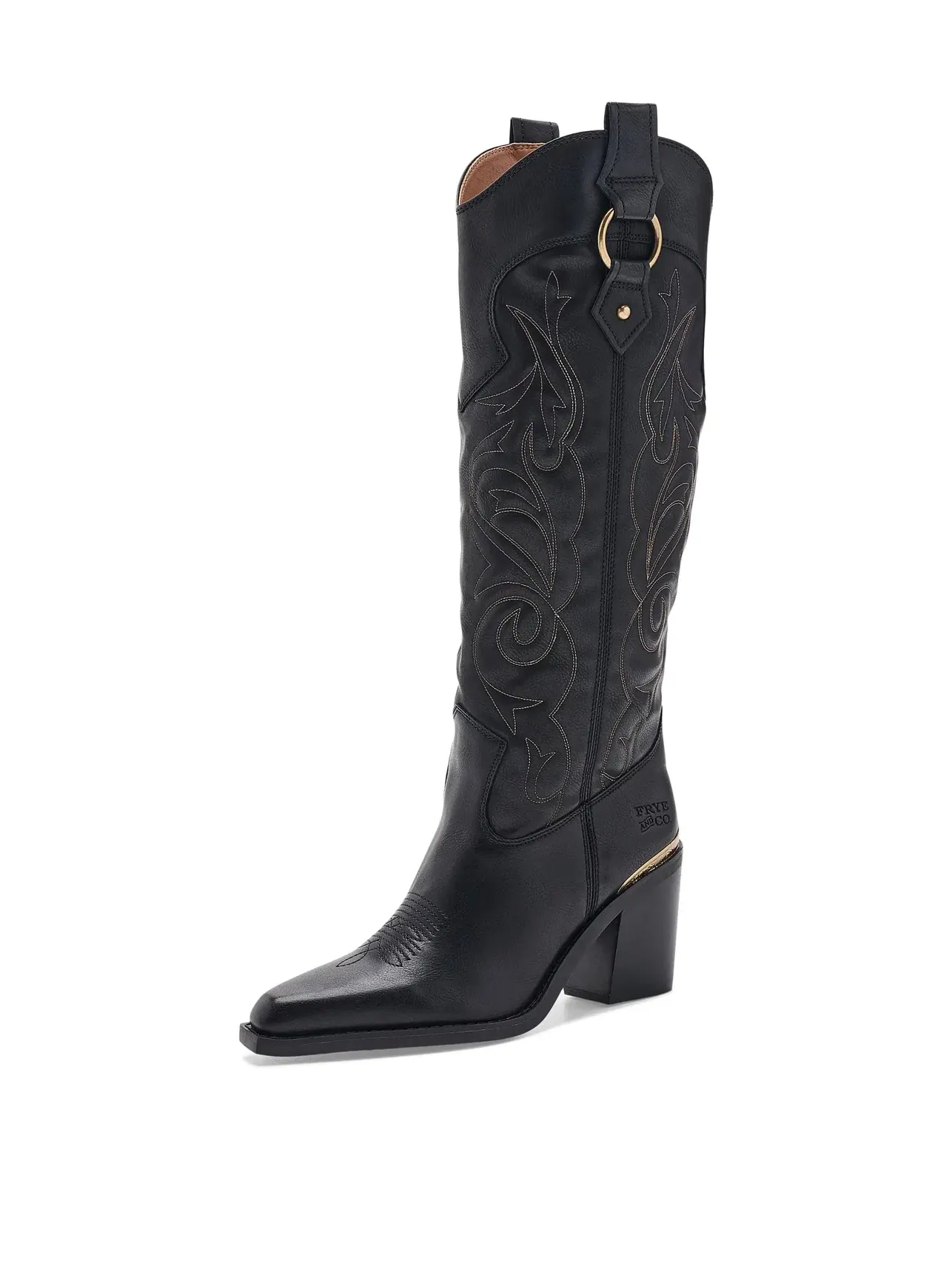 Ботинки Ashlyn Tall Deco Stitch Frye And Co. — изображение 1 из 4, черный