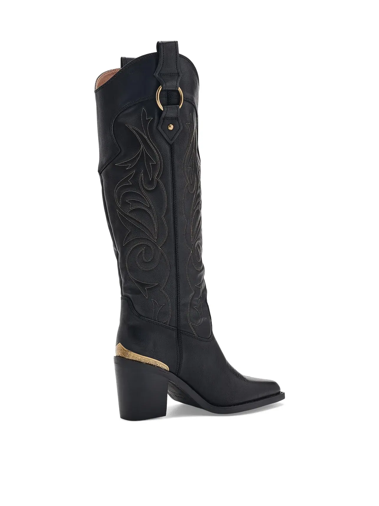 Ботинки Ashlyn Tall Deco Stitch Frye And Co. — изображение 3 из 4, черный