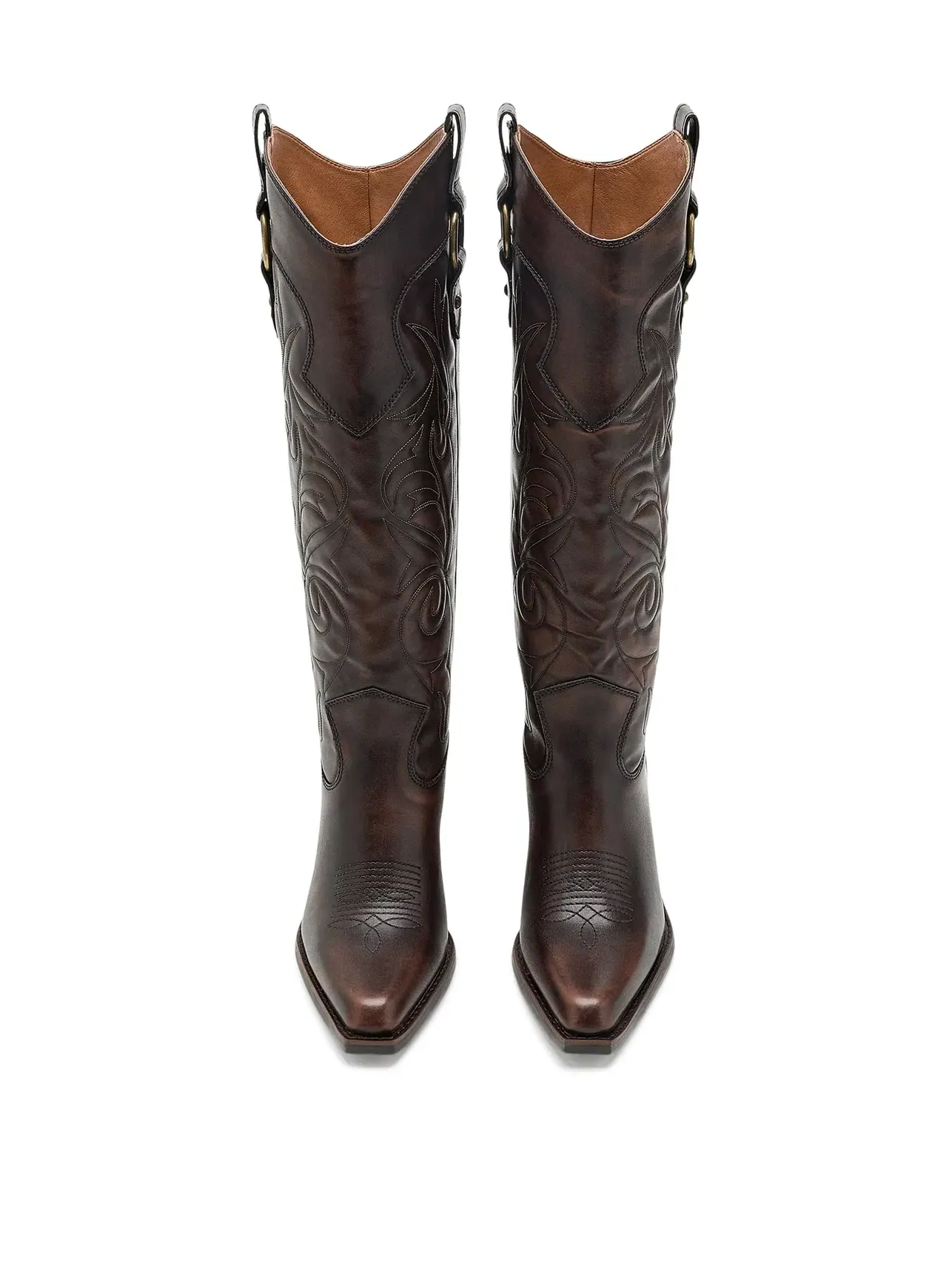 Ботинки Ashlyn Tall Deco Stitch Frye And Co. — изображение 2 из 4, эспрессо