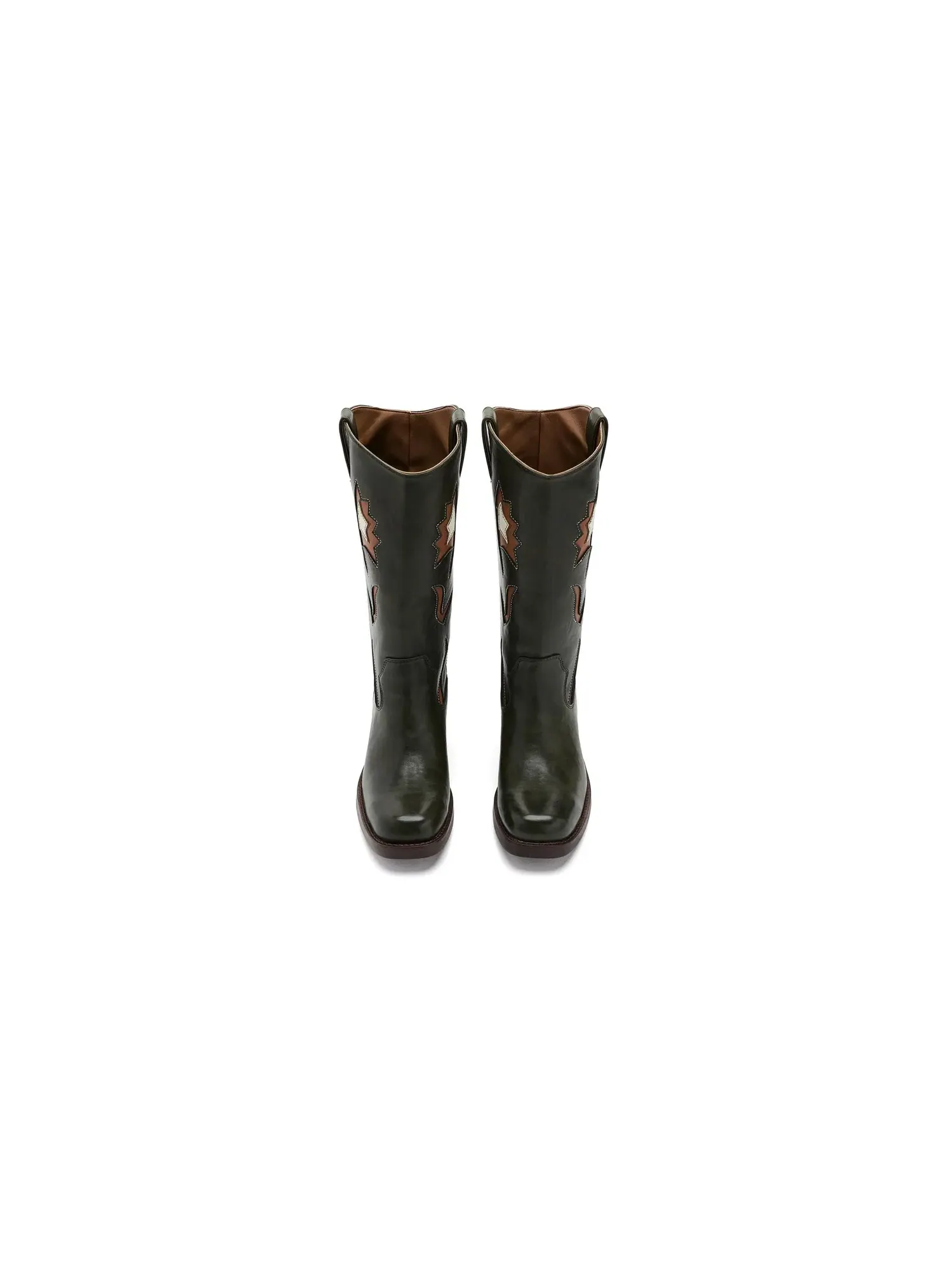 Ботинки Miranda 10 Flower Frye And Co. — изображение 2 из 4, зеленый