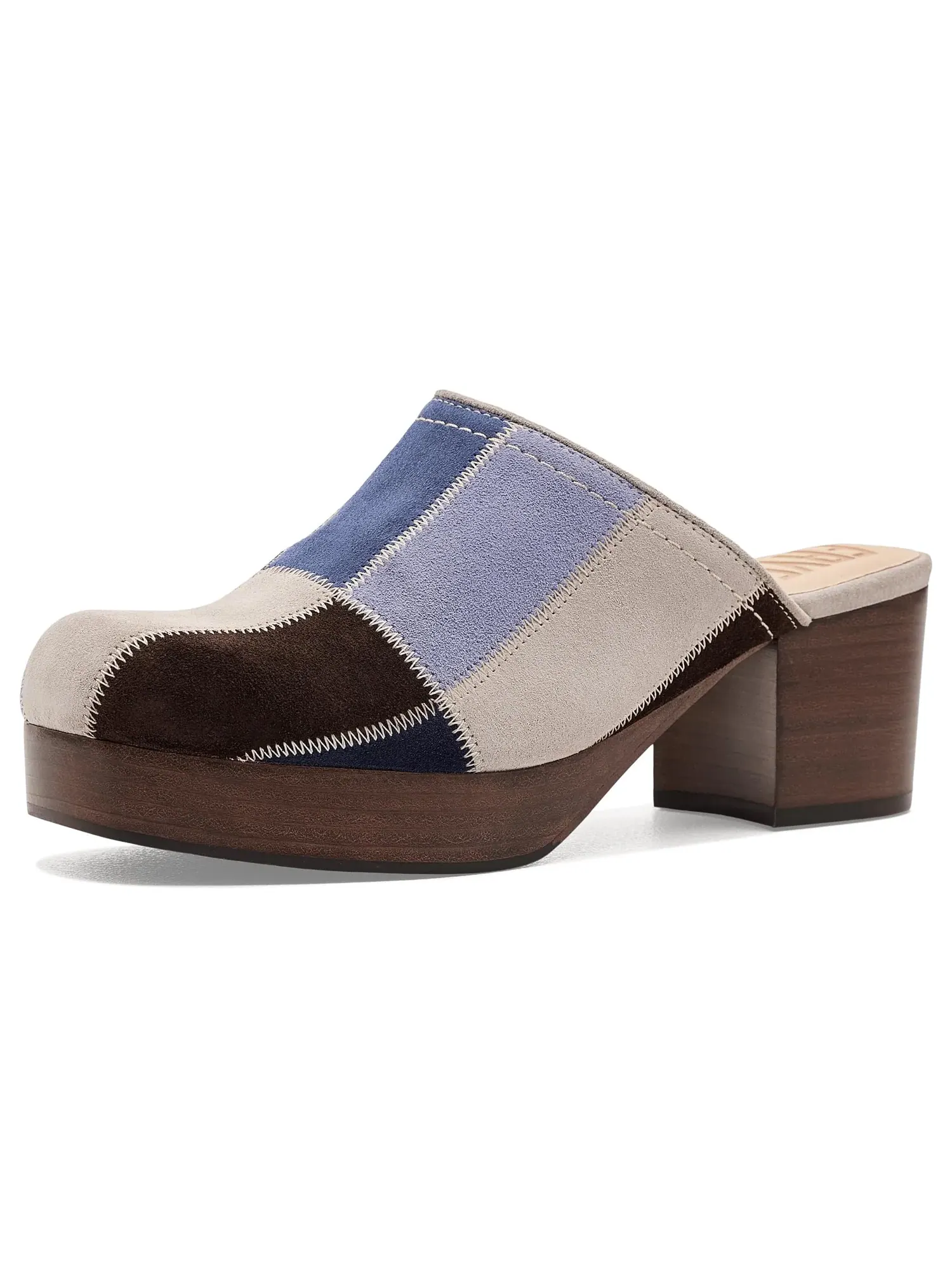Клоги Campus Clogs Patchwork Frye — изображение 1 из 4, синий мульти