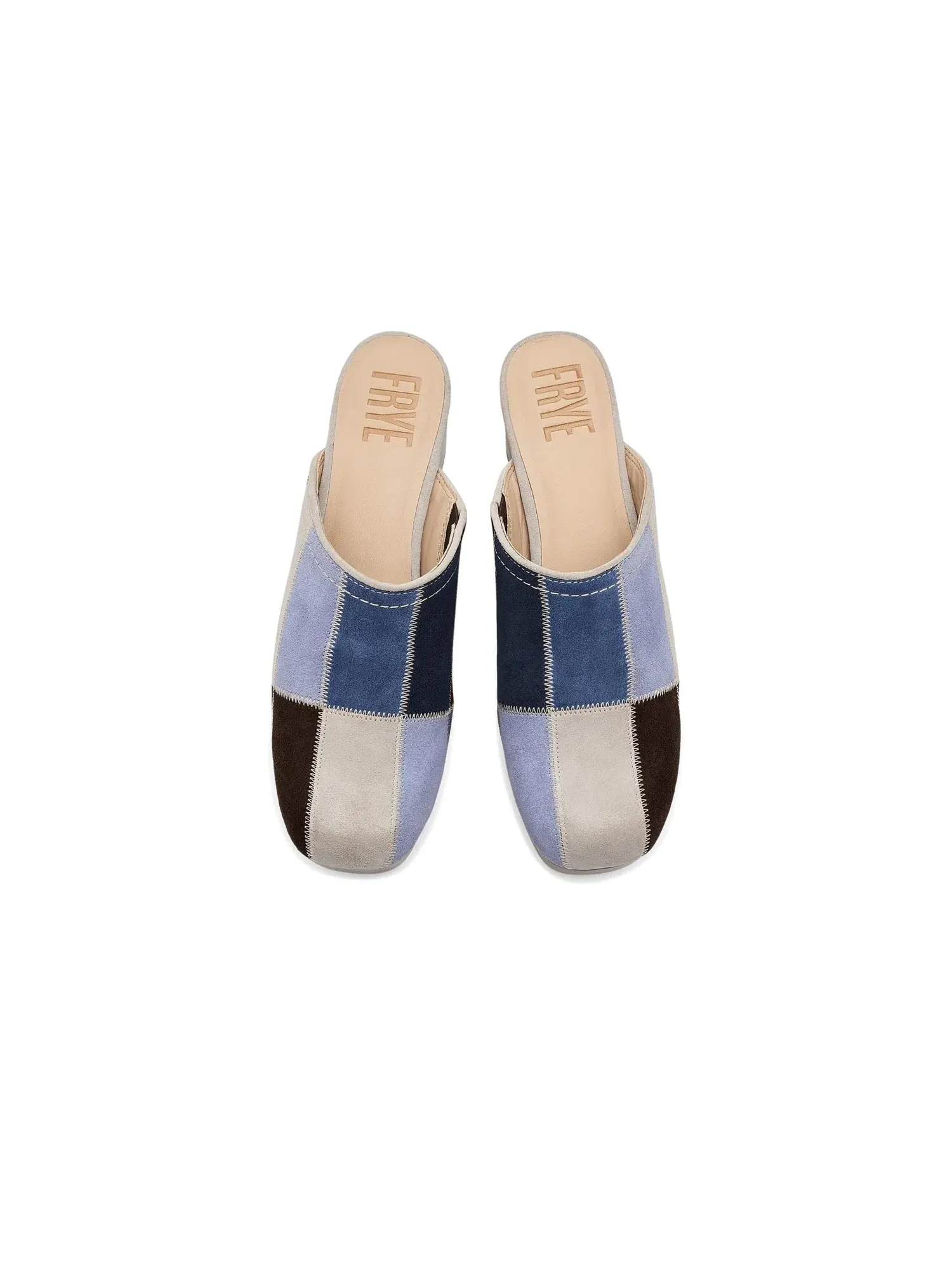 Клоги Campus Clogs Patchwork Frye — изображение 2 из 4, синий мульти