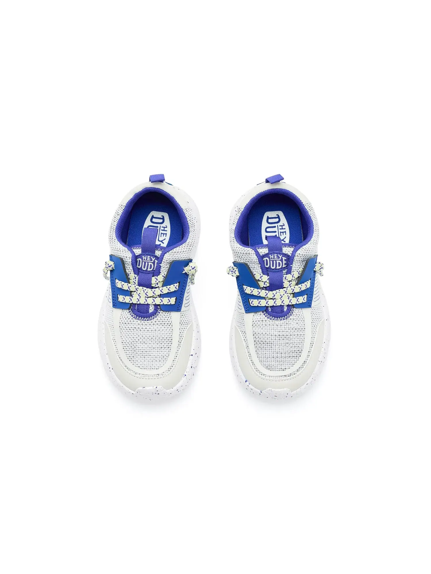 Кроссовки Sirocco Play Stretch Sox (для маленьких и больших детей) Hey Dude Kids — изображение 2 из 4, серый/мульти