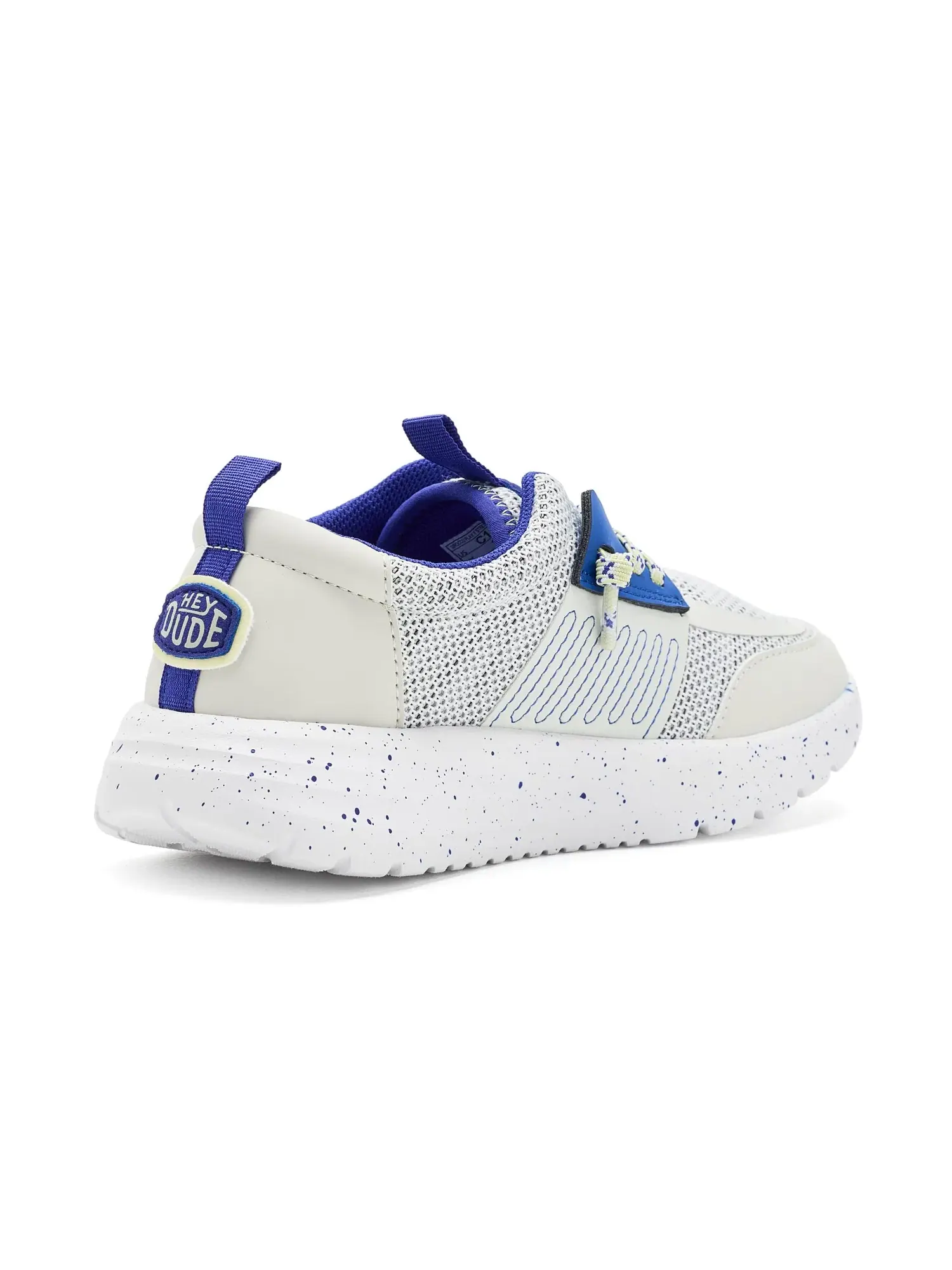 Кроссовки Sirocco Play Stretch Sox (для маленьких и больших детей) Hey Dude Kids — изображение 3 из 4, серый/мульти