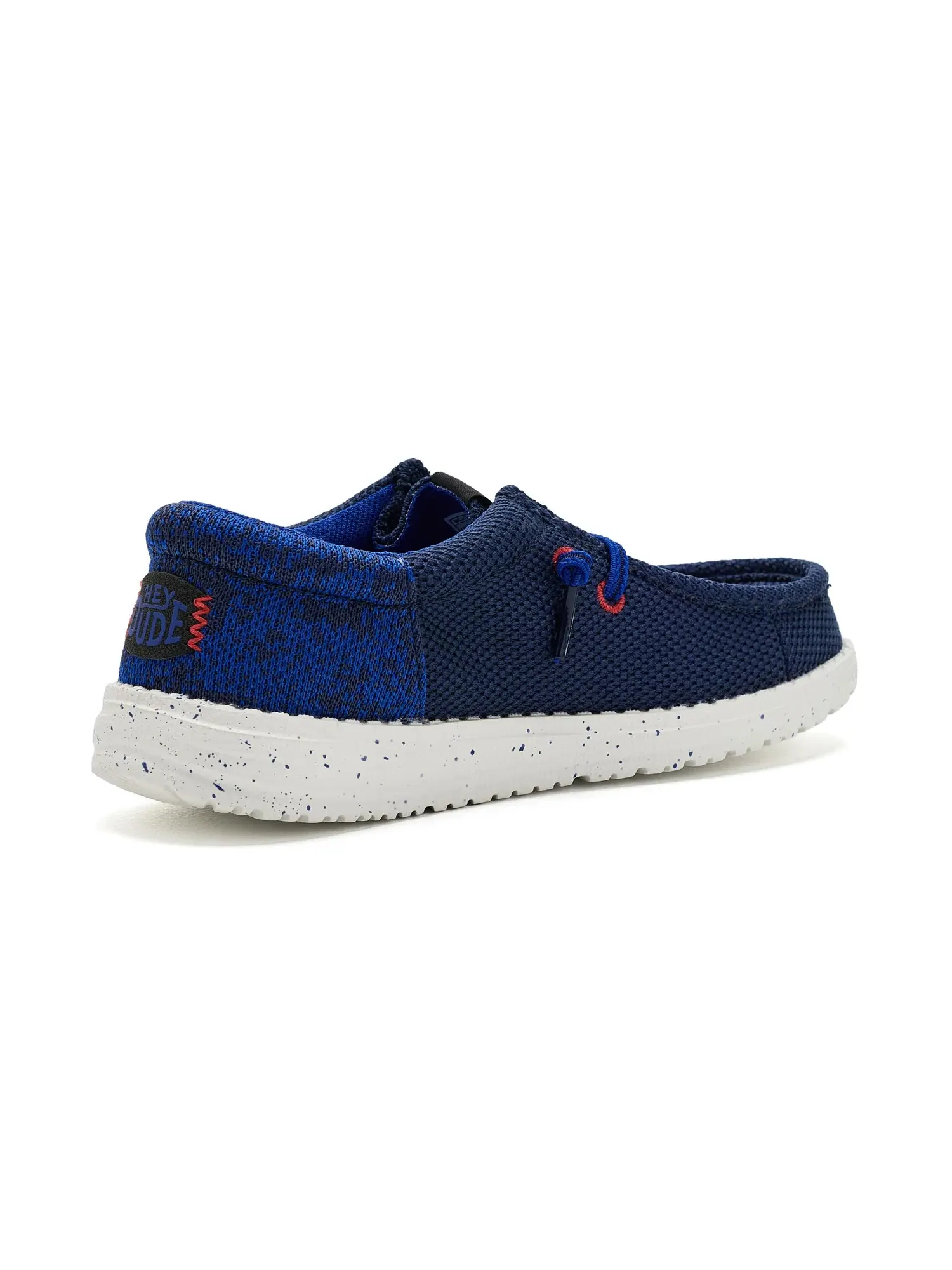 Кроссовки Wally Funk Gradient Mesh (для маленьких и больших детей) Hey Dude Kids — изображение 3 из 4, темно-синий/мульти