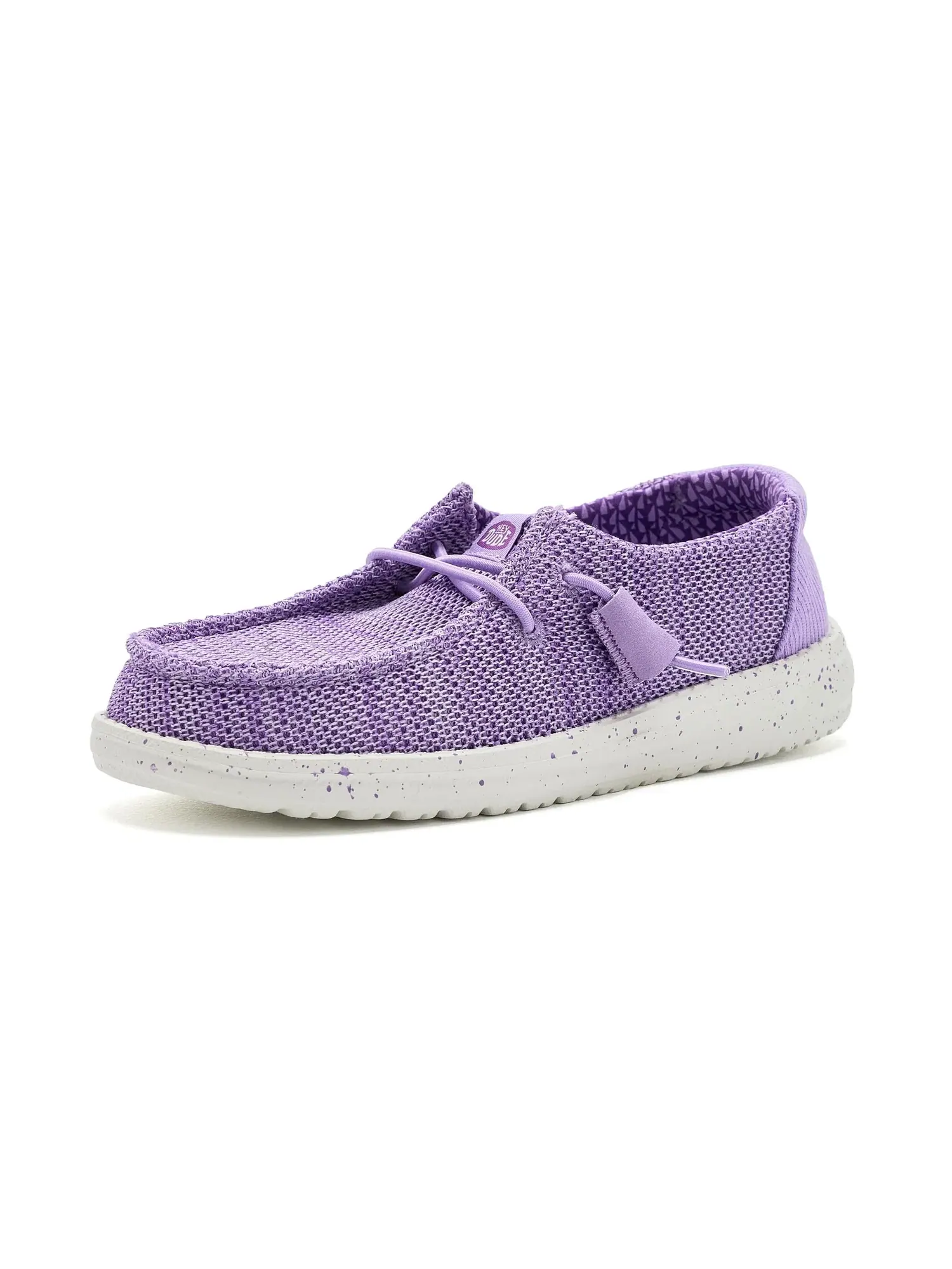 Кроссовки Wendy Stretch Sox (для маленьких и больших детей) Hey Dude Kids — изображение 1 из 4, фиолетовый
