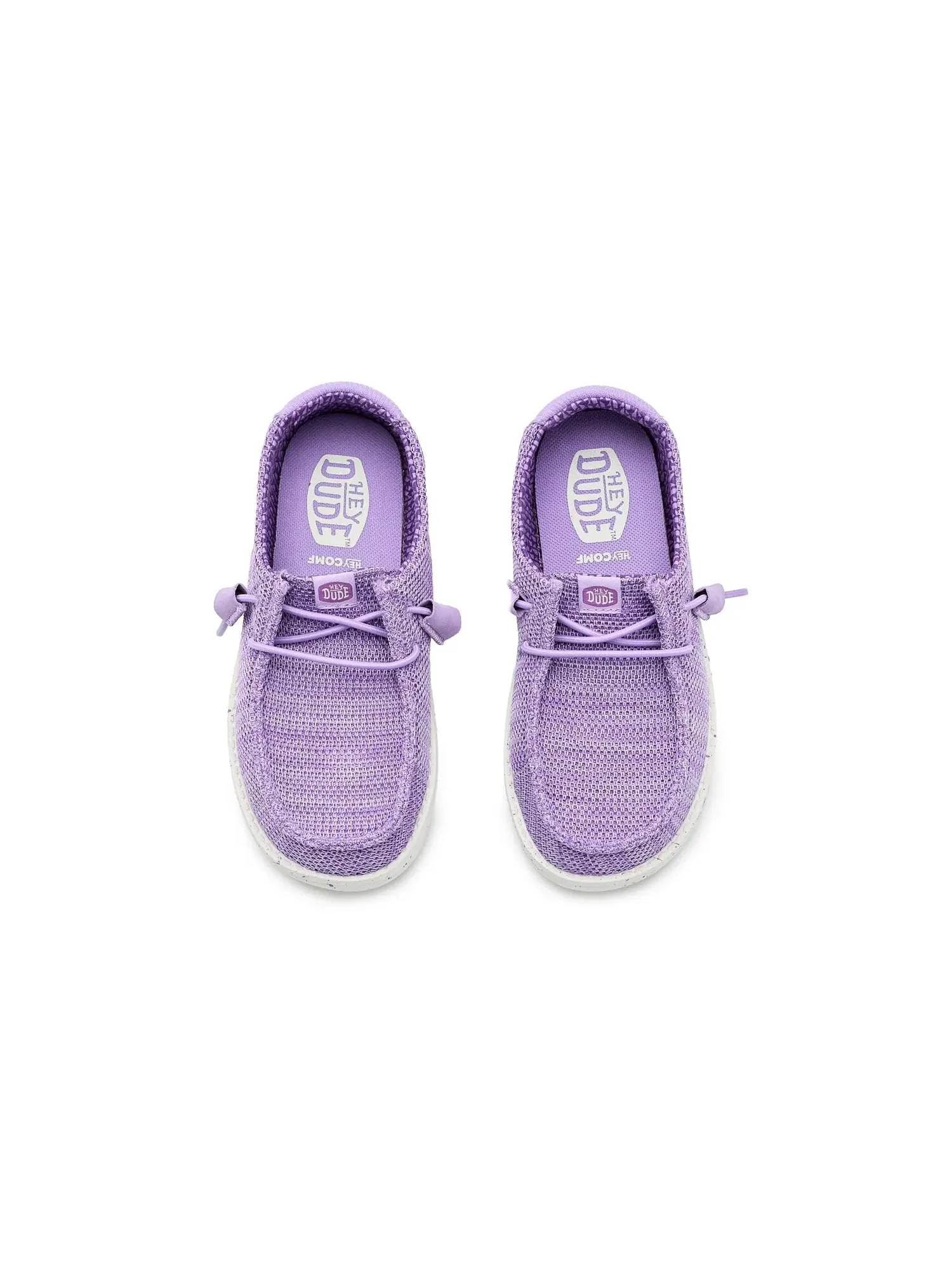 Кроссовки Wendy Stretch Sox (для маленьких и больших детей) Hey Dude Kids — изображение 2 из 4, фиолетовый