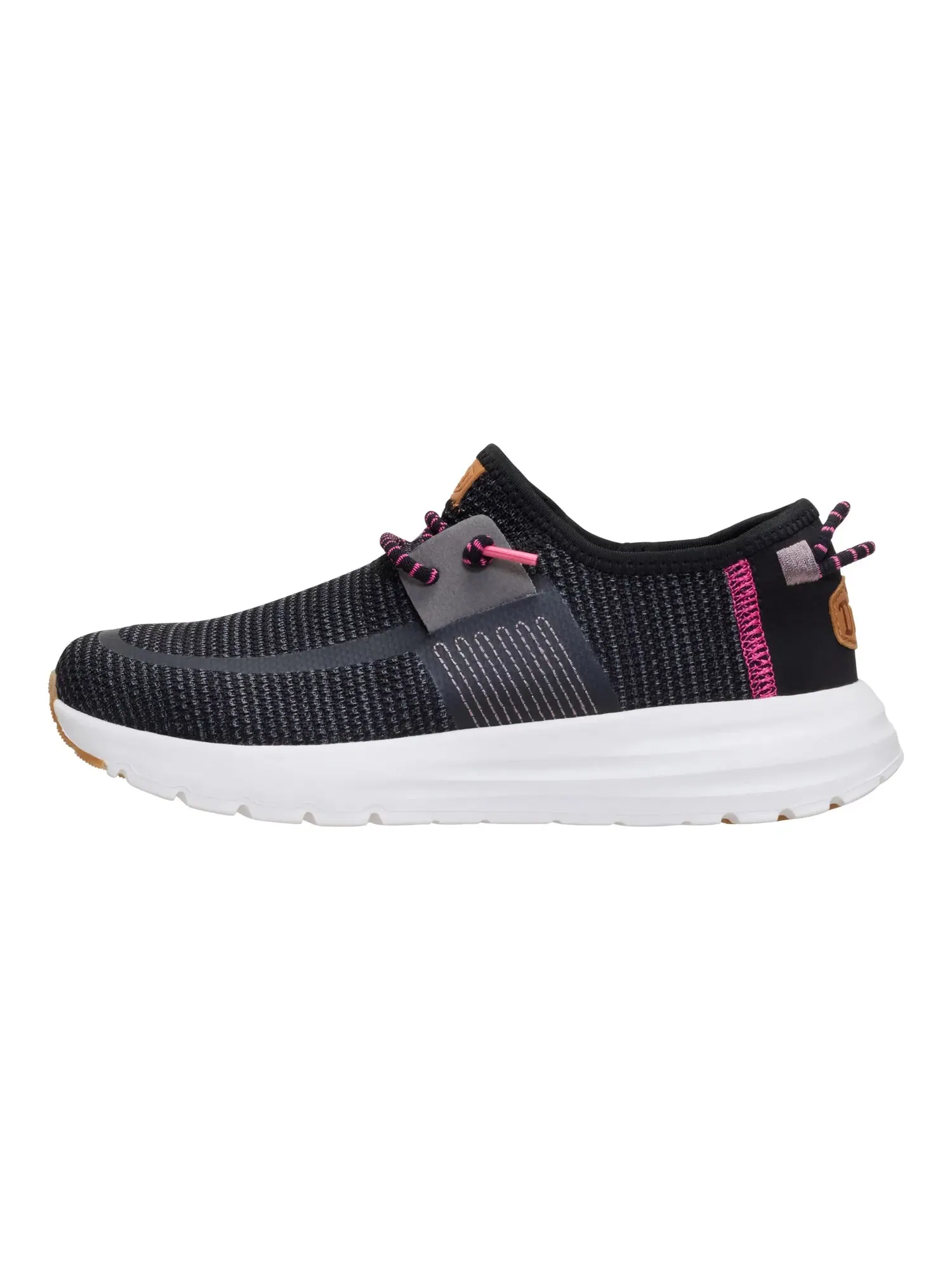 Кроссовки Sirocco W Stretch Sox Hey Dude — изображение 3 из 4, черный/розовый