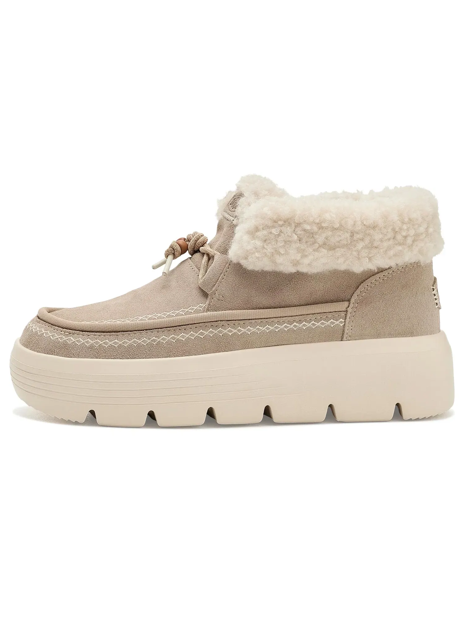 Ботинки Austin Edge Lounge Suede Hey Dude — изображение 4 из 4, кунжутный