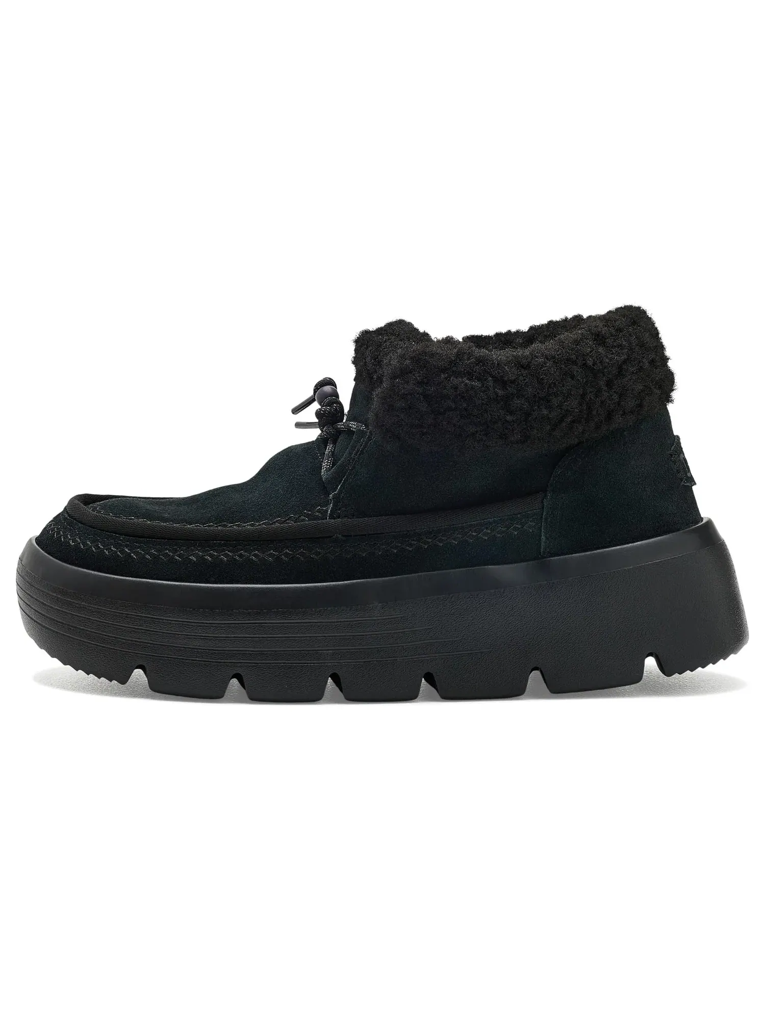 Ботинки Austin Edge Lounge Suede Hey Dude — изображение 4 из 4, черный/черный