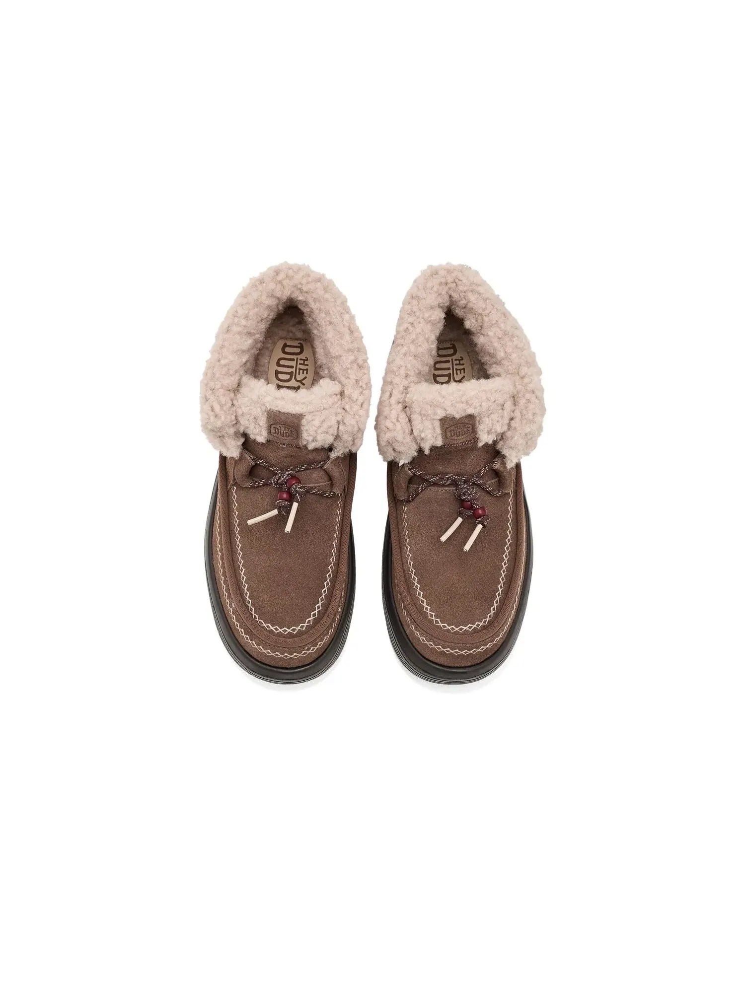 Ботинки Austin Edge Lounge Suede Hey Dude — изображение 2 из 4, коричневый