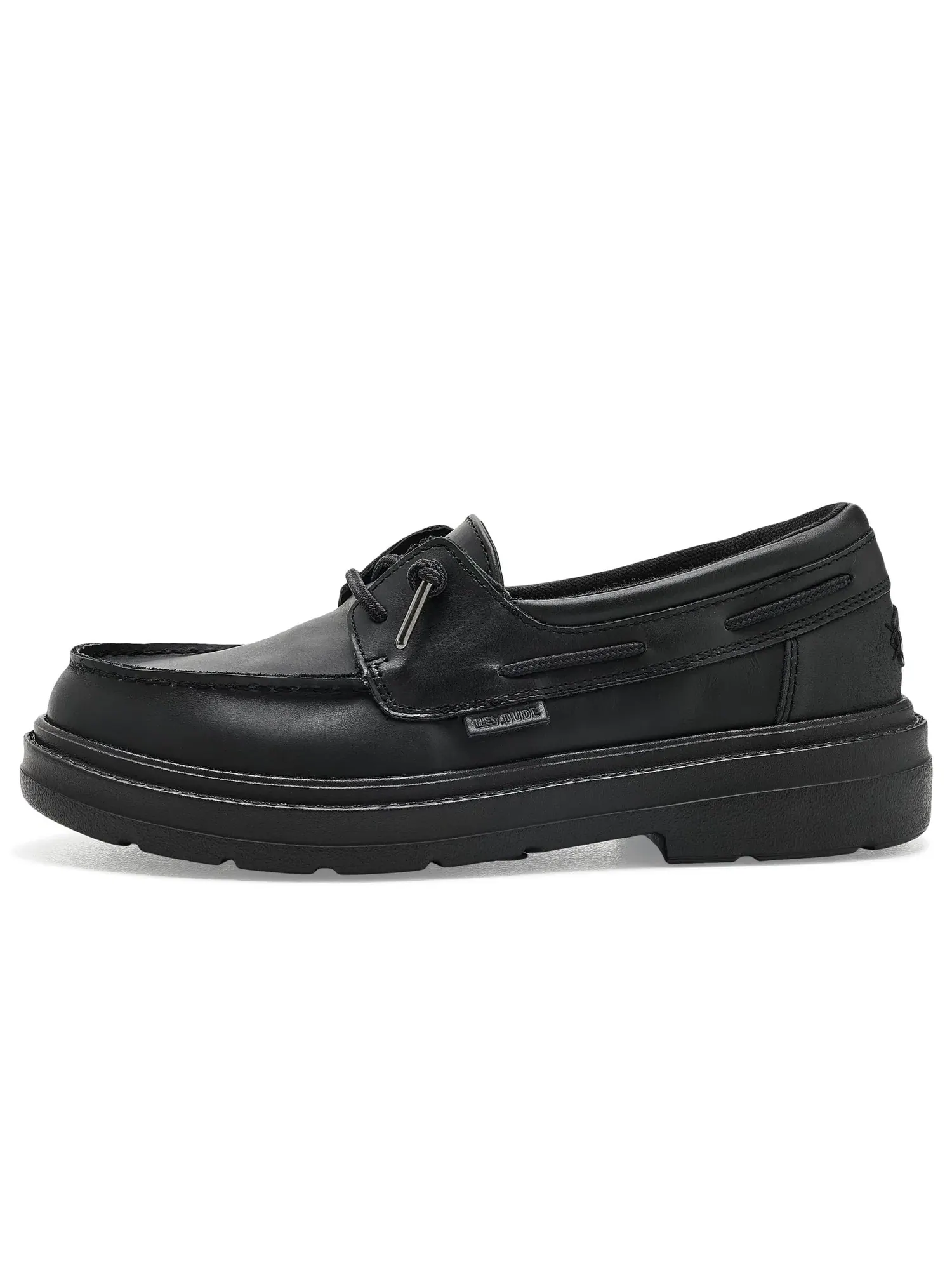Лодочные туфли из кожи Sienna Boat Leather Hey Dude — изображение 4 из 4, черный/черный