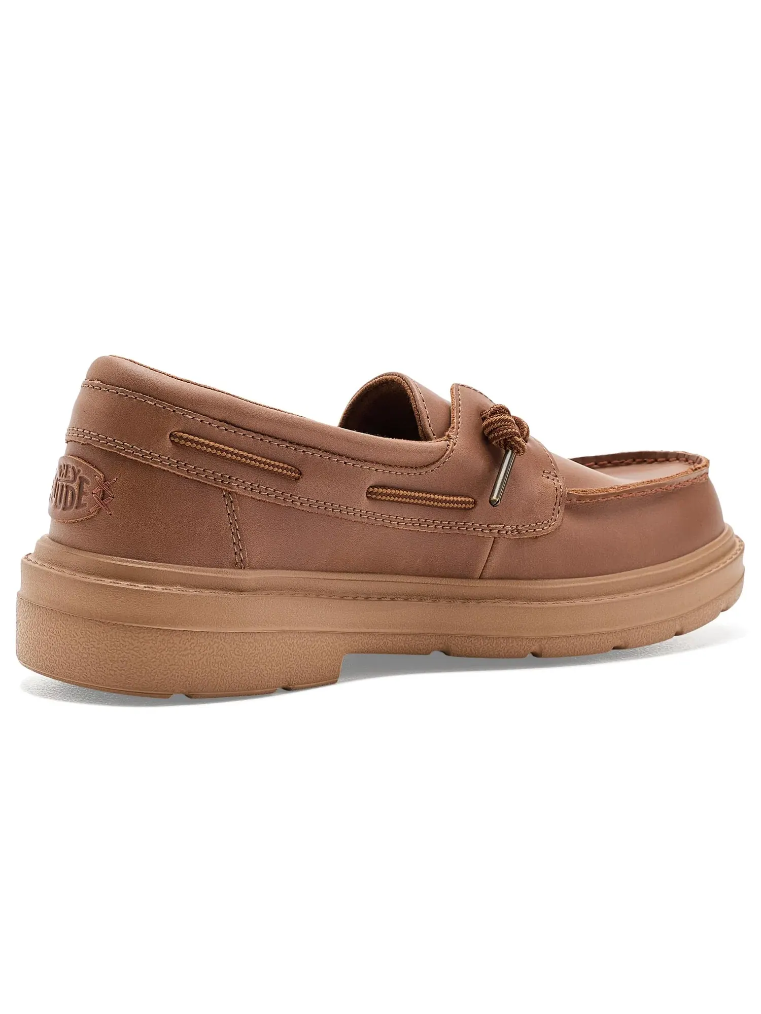 Лодочные туфли из кожи Sienna Boat Leather Hey Dude — изображение 3 из 4, коричневый