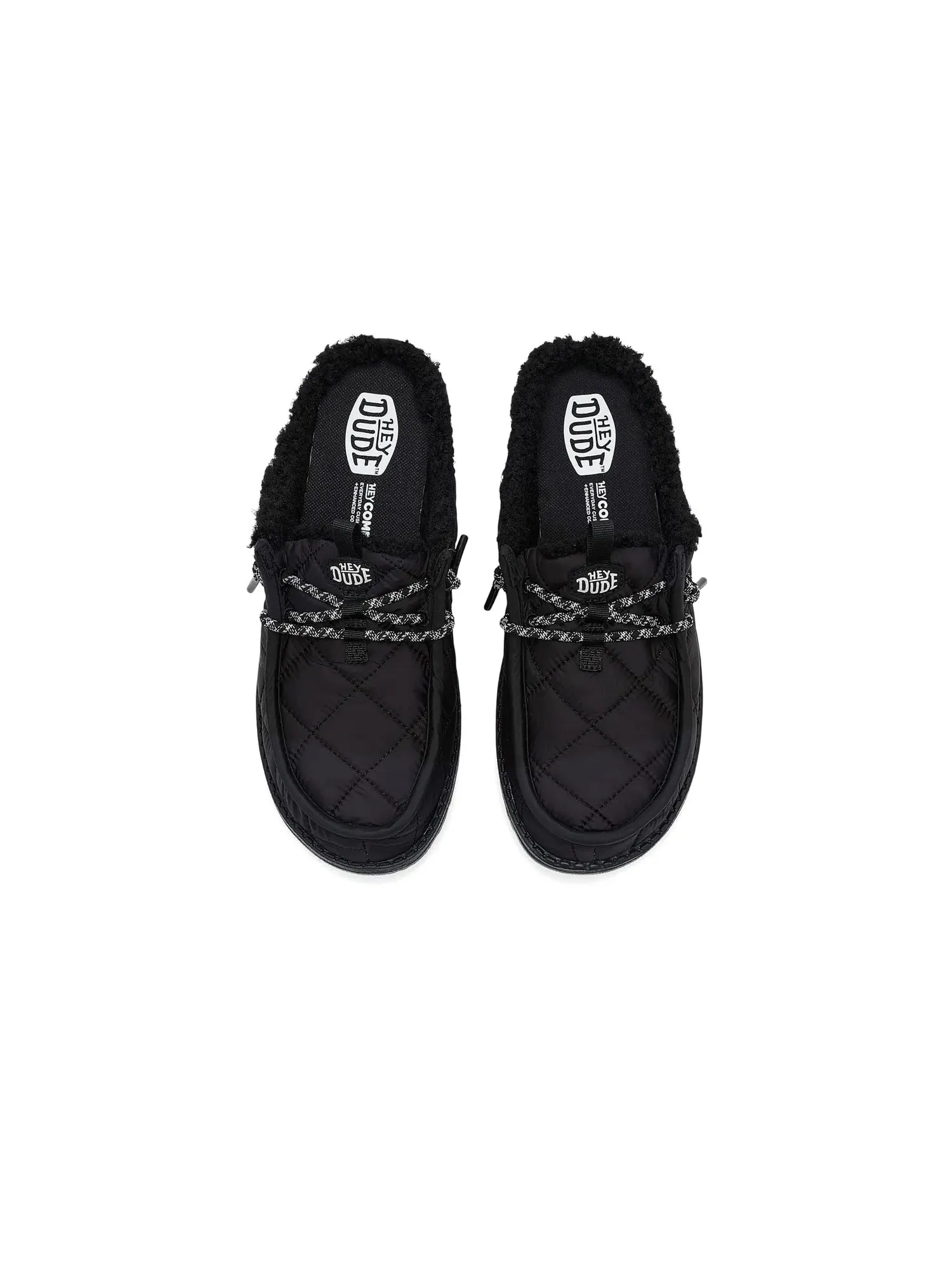 Кроссовки Wendy Slip Camp Nylon Hey Dude — изображение 2 из 4, черный/черный