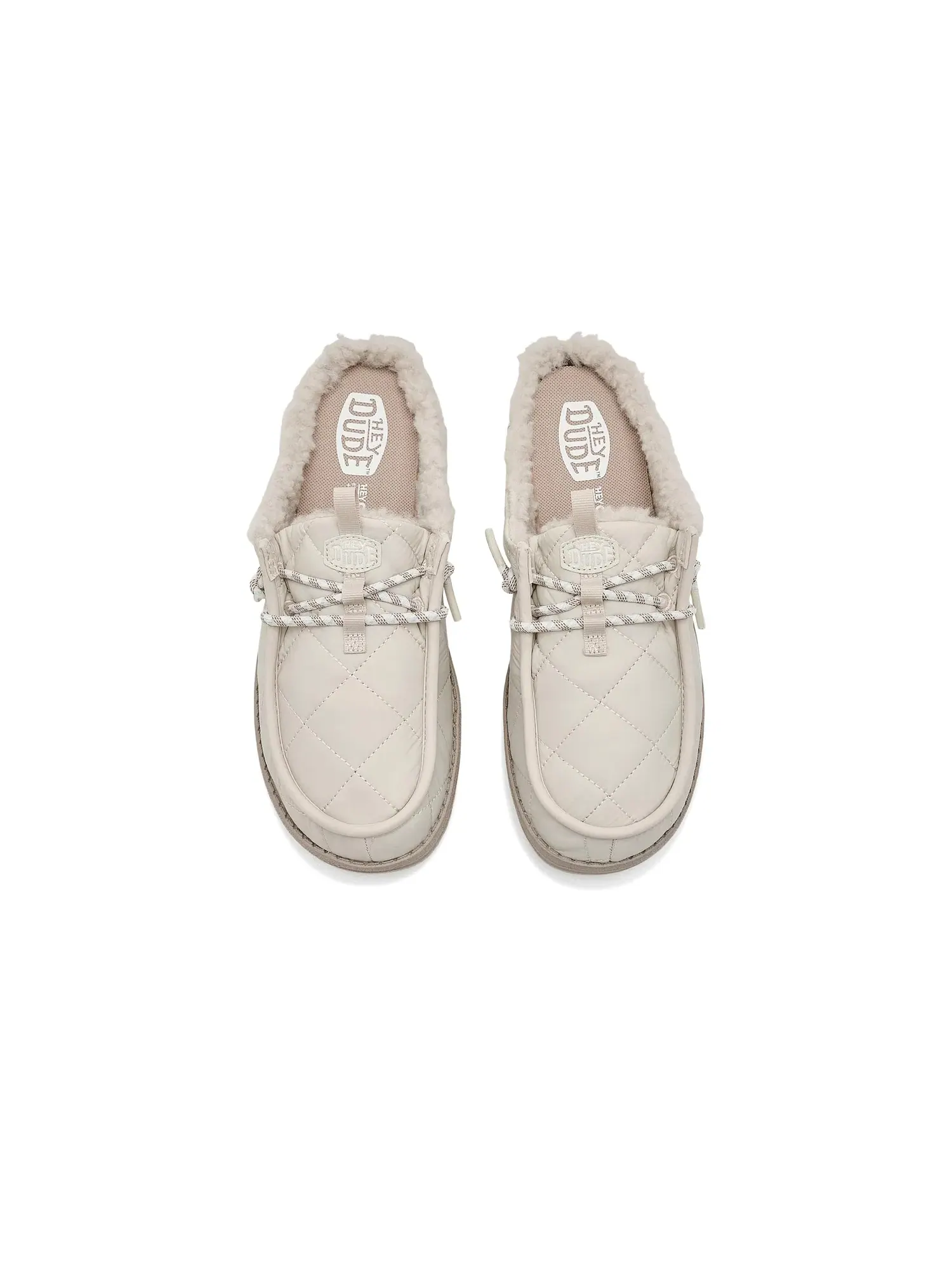 Кроссовки Wendy Slip Camp Nylon Hey Dude — изображение 2 из 4, серебристый