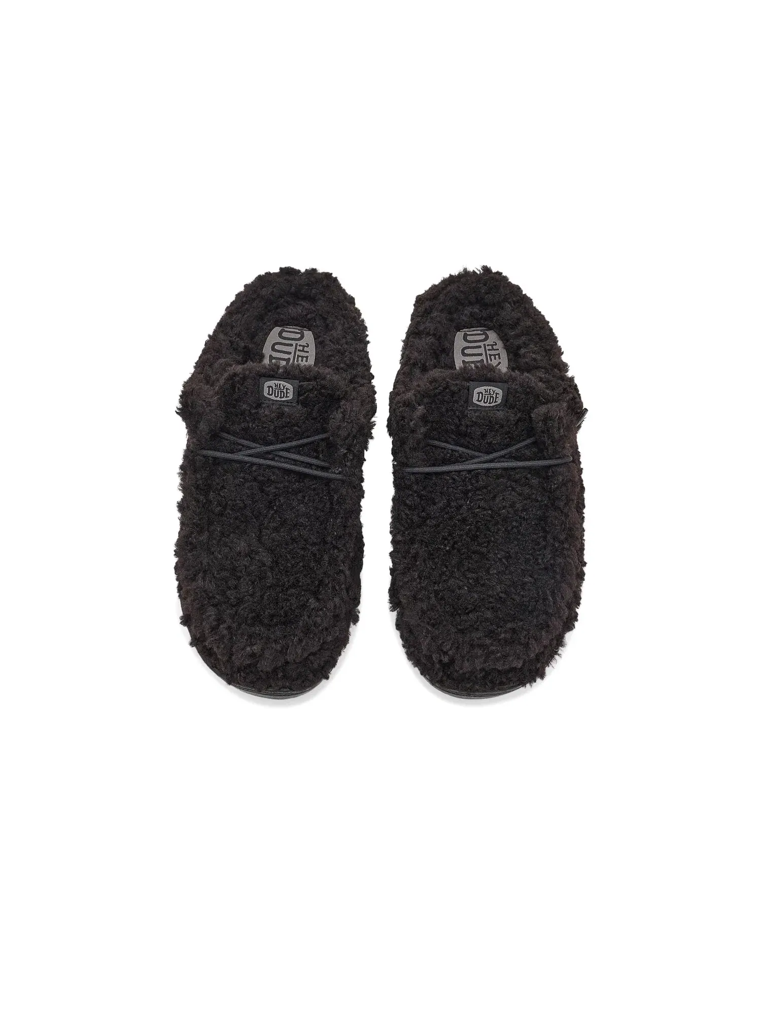 Тапочки Wally Slipper Hey Dude — изображение 2 из 4, черный/черный