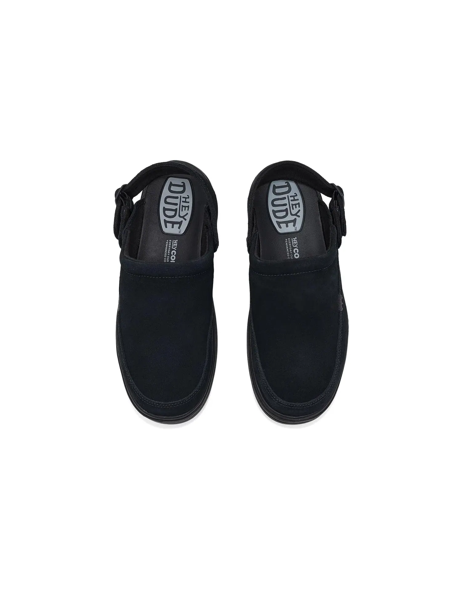 Сабо на платформе Austin Lift Clog Hey Dude — изображение 2 из 4, черный/черный