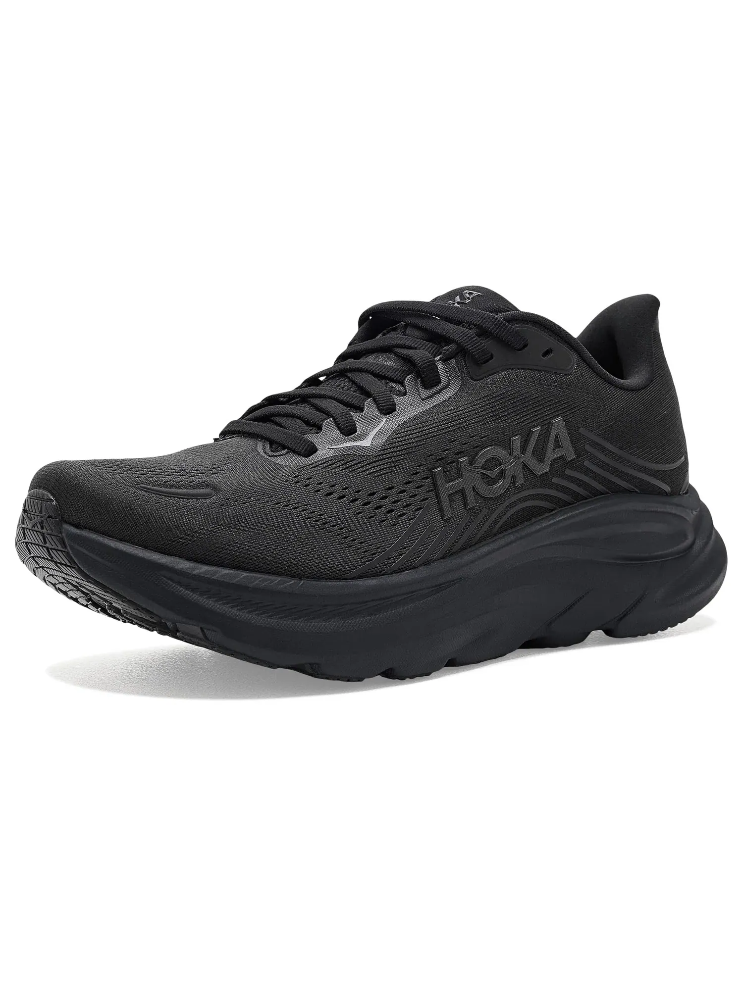 Кроссовки Clifton 11 Hoka — изображение 1 из 4, черный/черный
