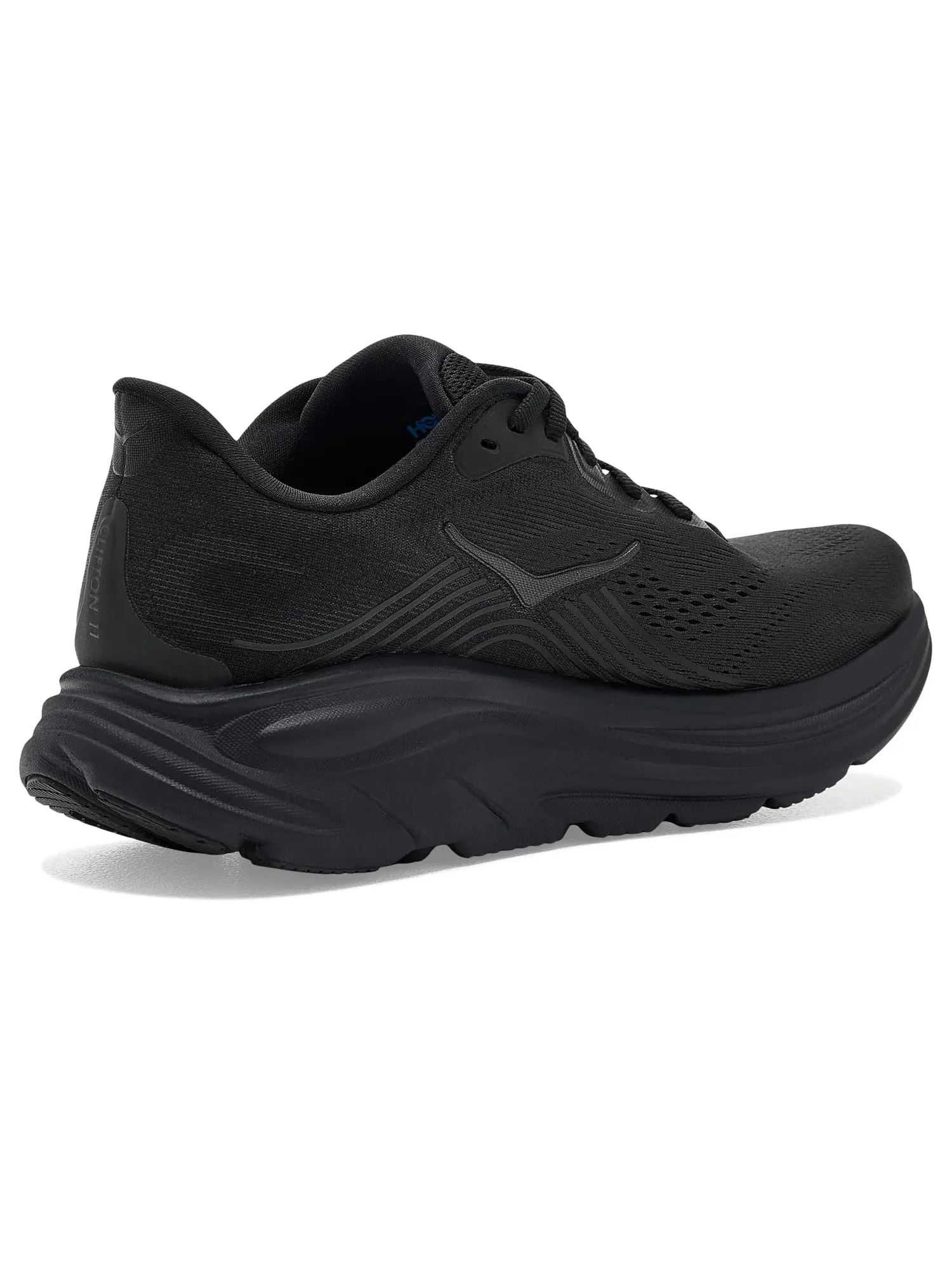 Кроссовки Clifton 11 Hoka — изображение 3 из 4, черный/черный