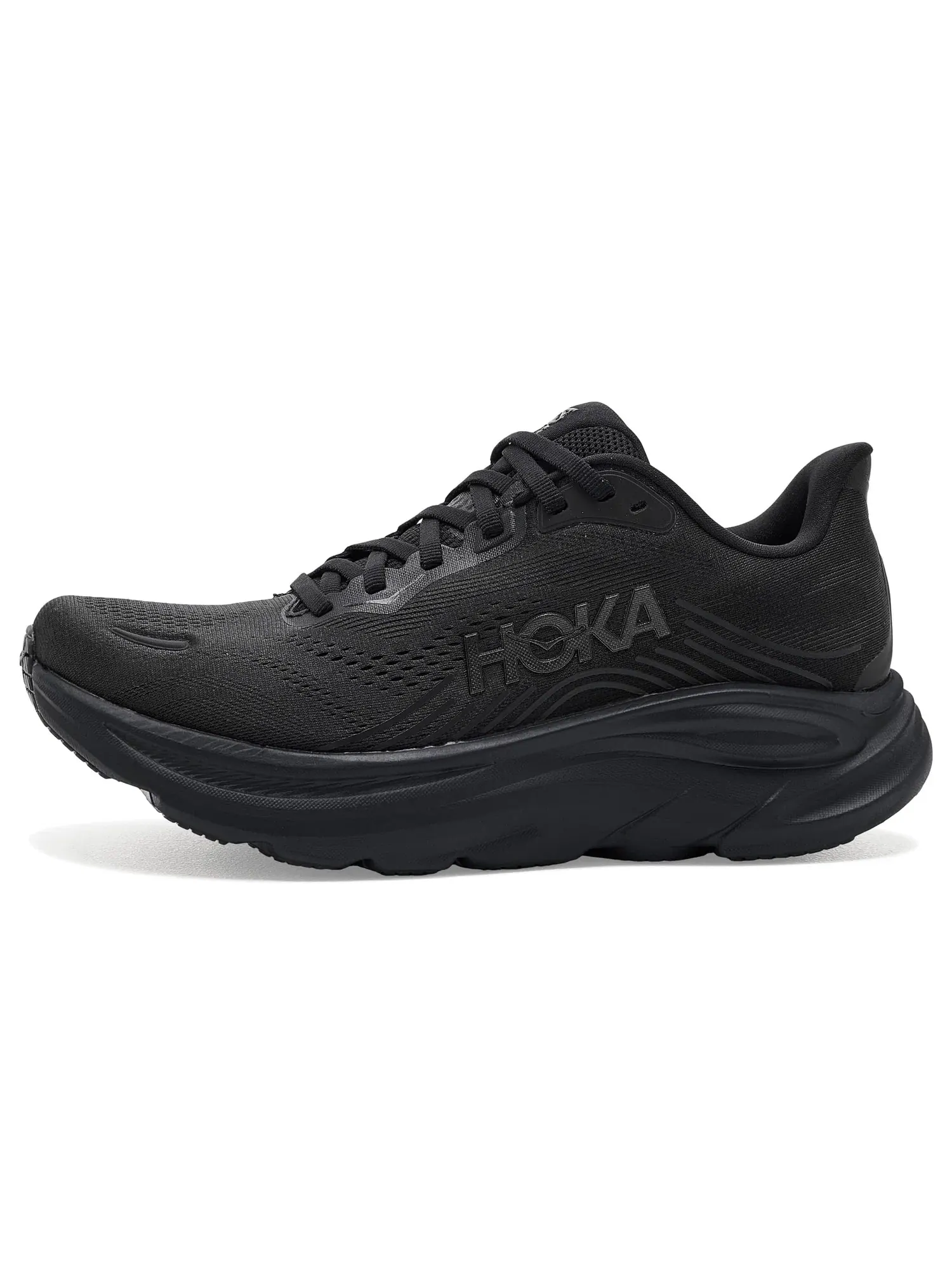 Кроссовки Clifton 11 Hoka — изображение 4 из 4, черный/черный