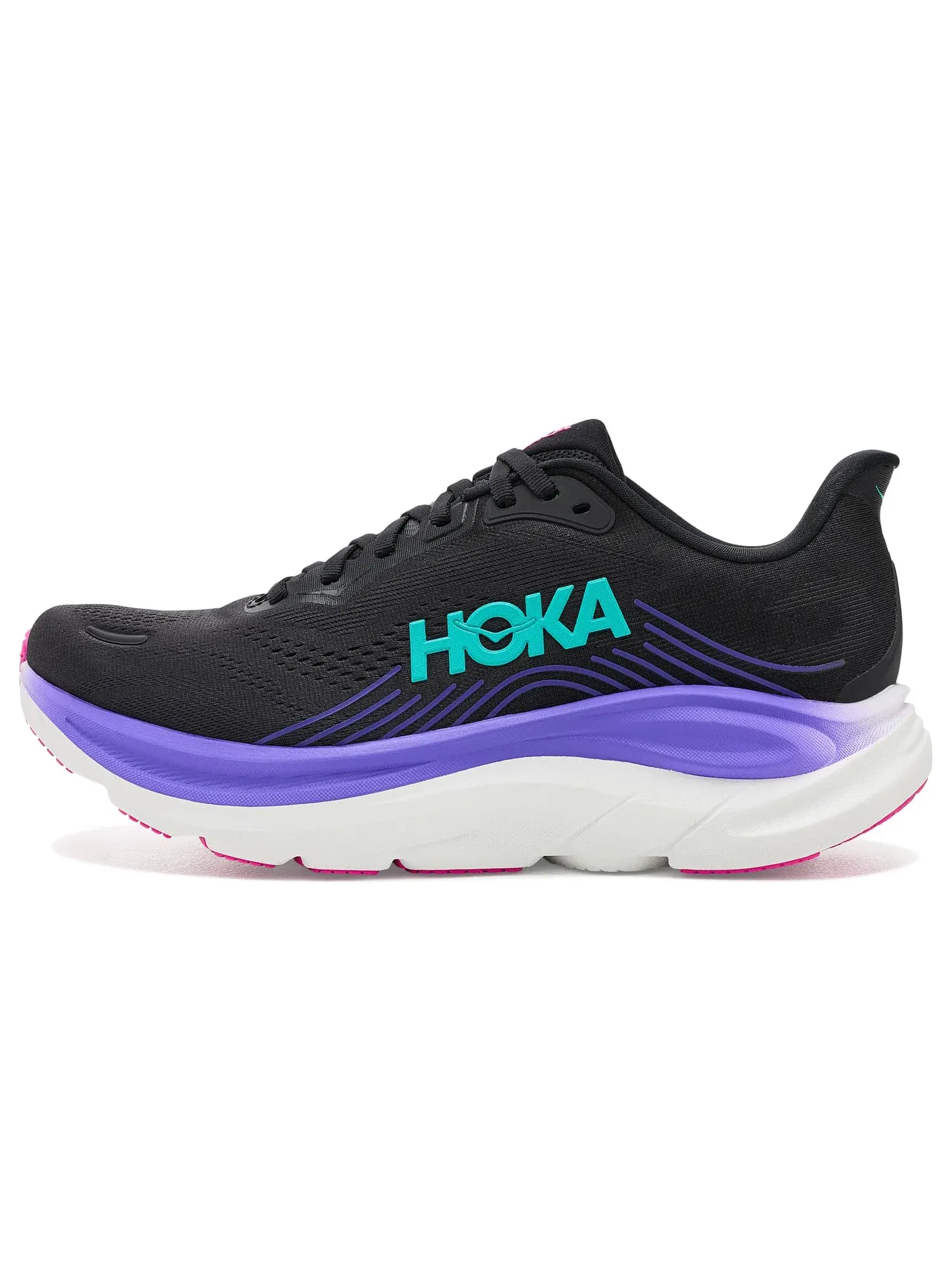 Кроссовки Clifton 11 Hoka — изображение 4 из 4, черный/неоновый